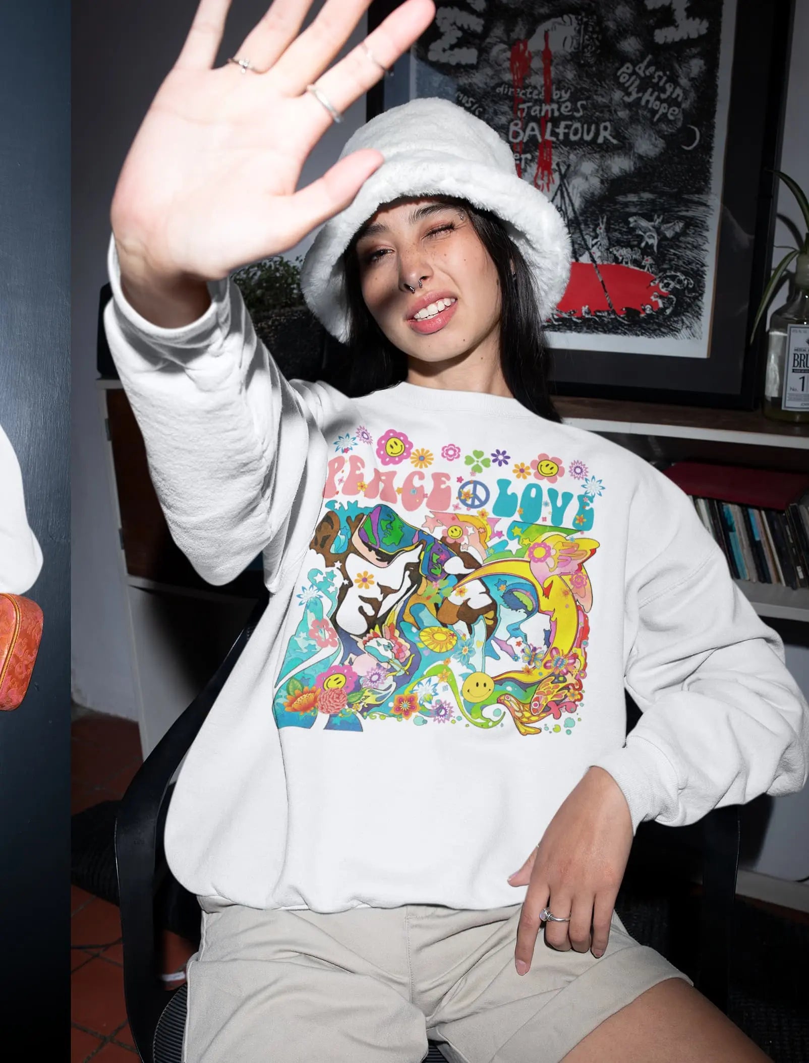 Retro Groovy  Graphic Tee Shirt, Hoodie Sweatshirt