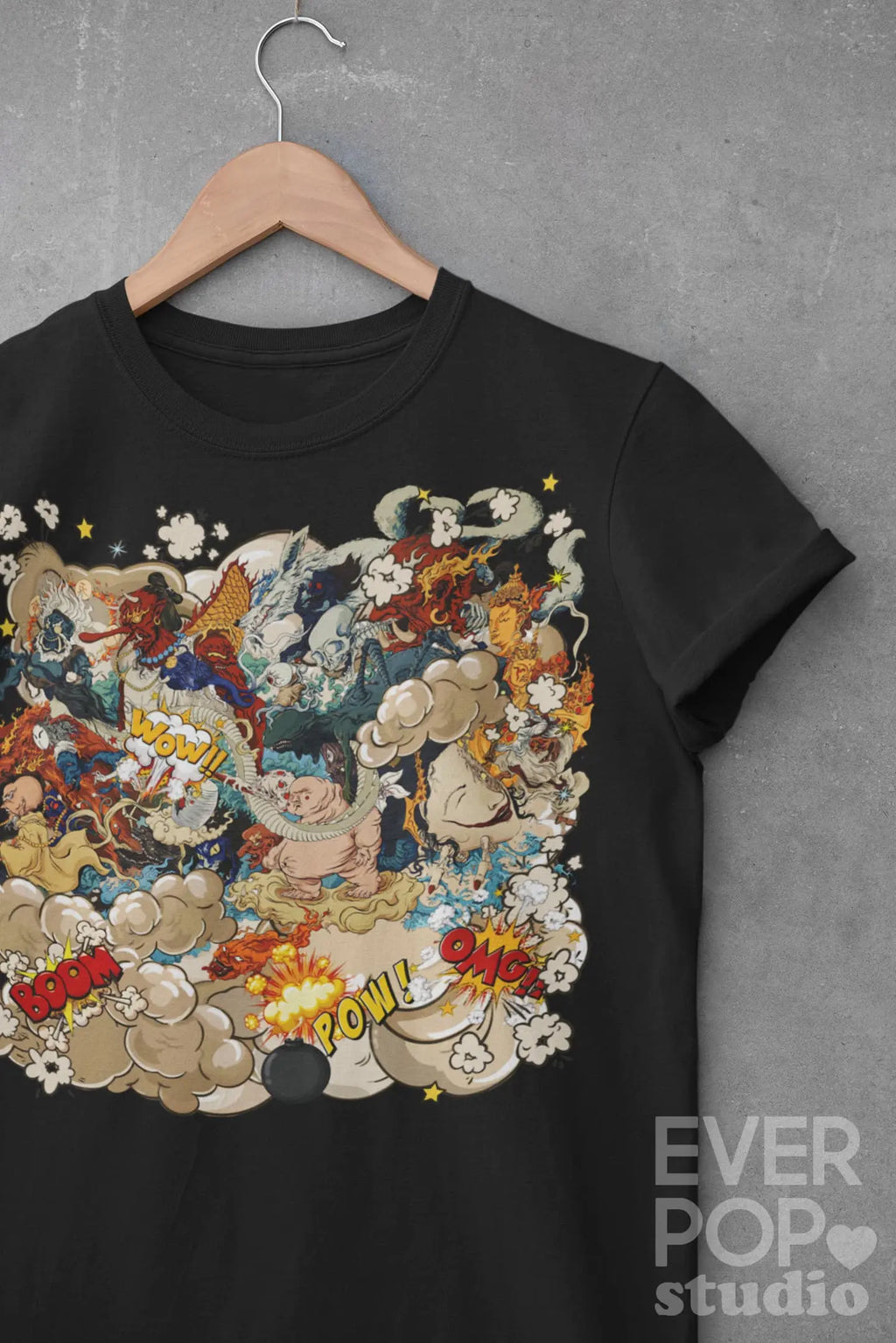 Kawaii Monster Graphic Tee Shirt, Hoodie Sweatshirt