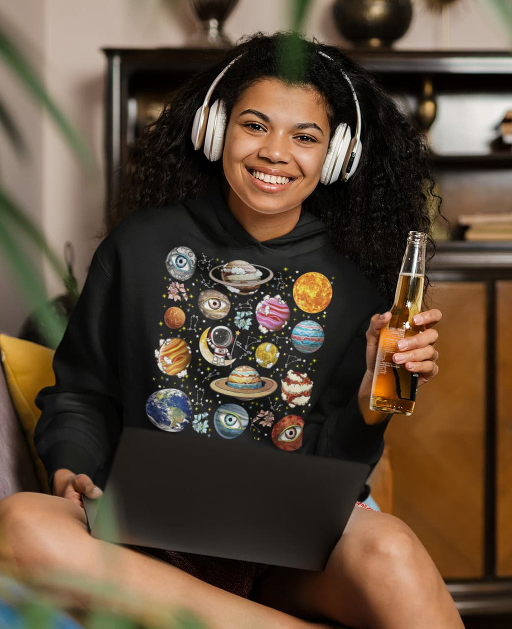 Space Astronaut Graphic Tee Shirt, Hoodie Sweatshirt