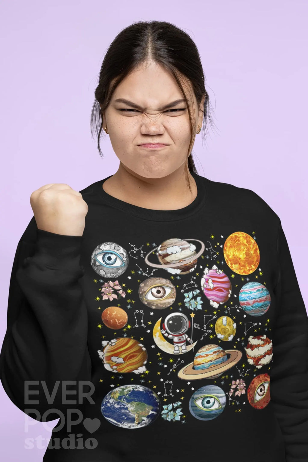 Space Astronaut Graphic Tee Shirt, Hoodie Sweatshirt