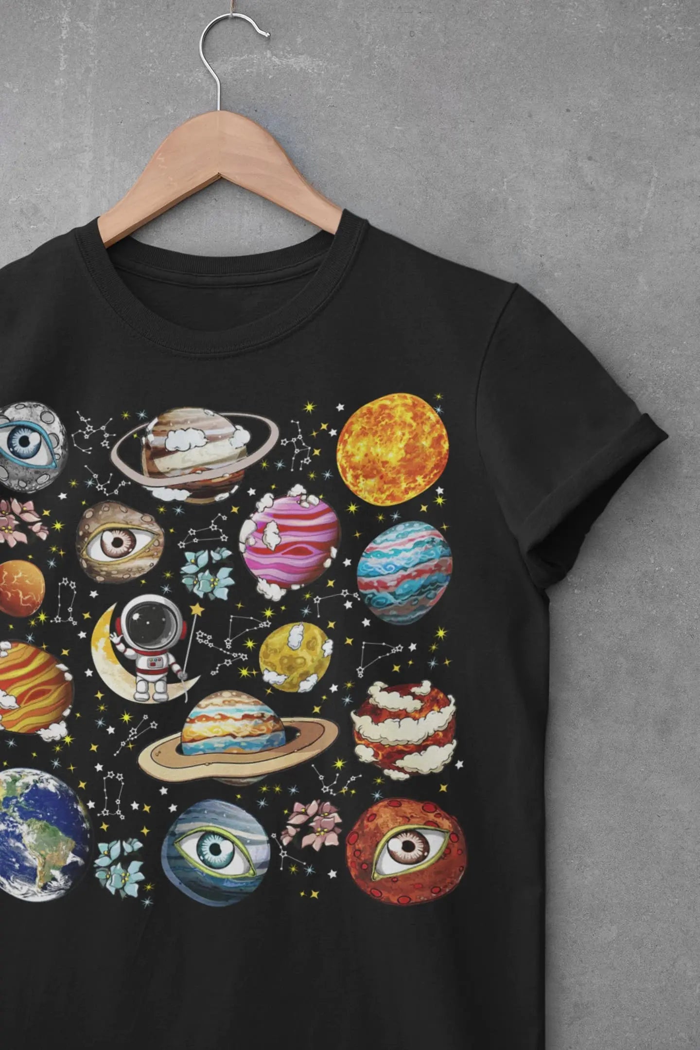 Space Astronaut Graphic Tee Shirt, Hoodie Sweatshirt