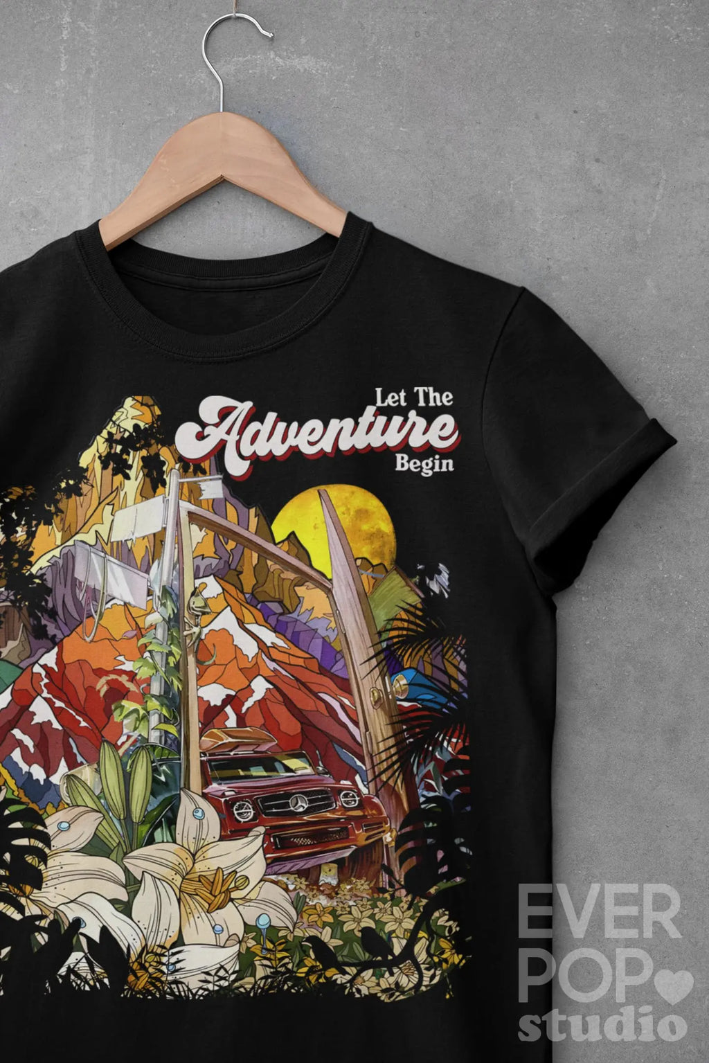 Adventure Hiking  Graphic Tee Shirt, Hoodie Sweatshirt