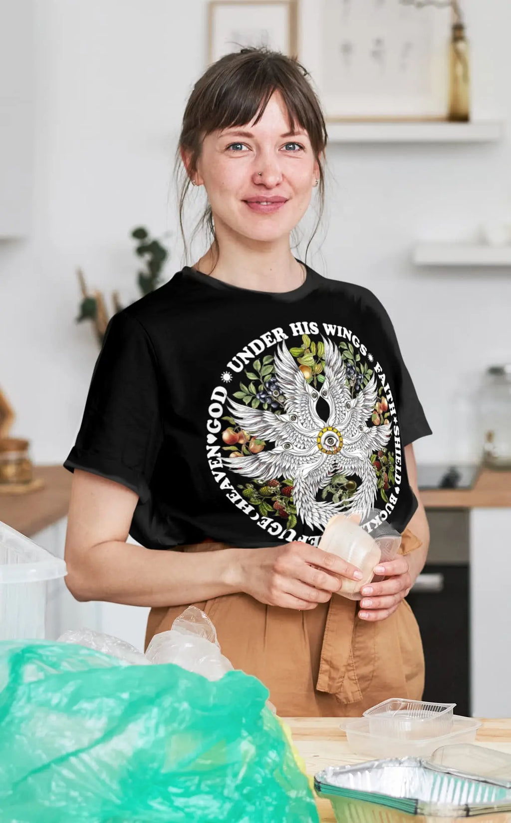 Christian Angel Graphic Tee Shirt, Hoodie Sweatshirt