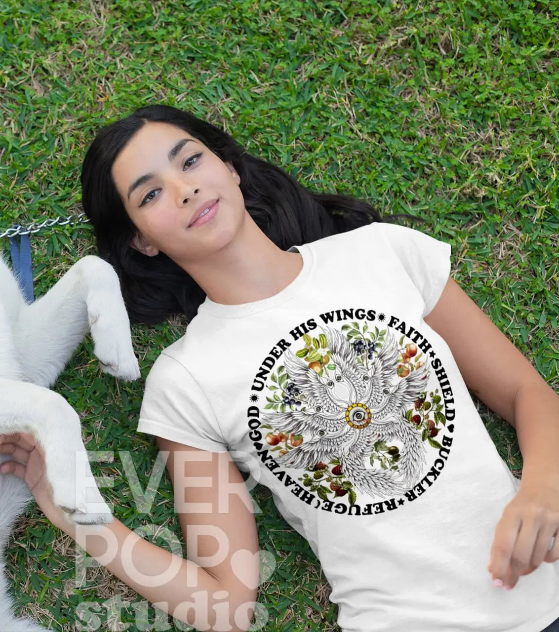 Christian Angel Graphic Tee Shirt, Hoodie Sweatshirt