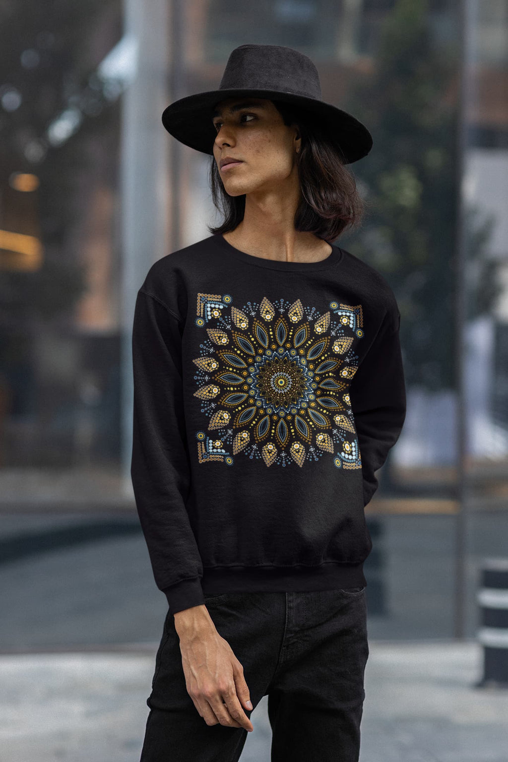 Aztec Mandala Graphic Tee Shirt, Hoodie Sweatshirt