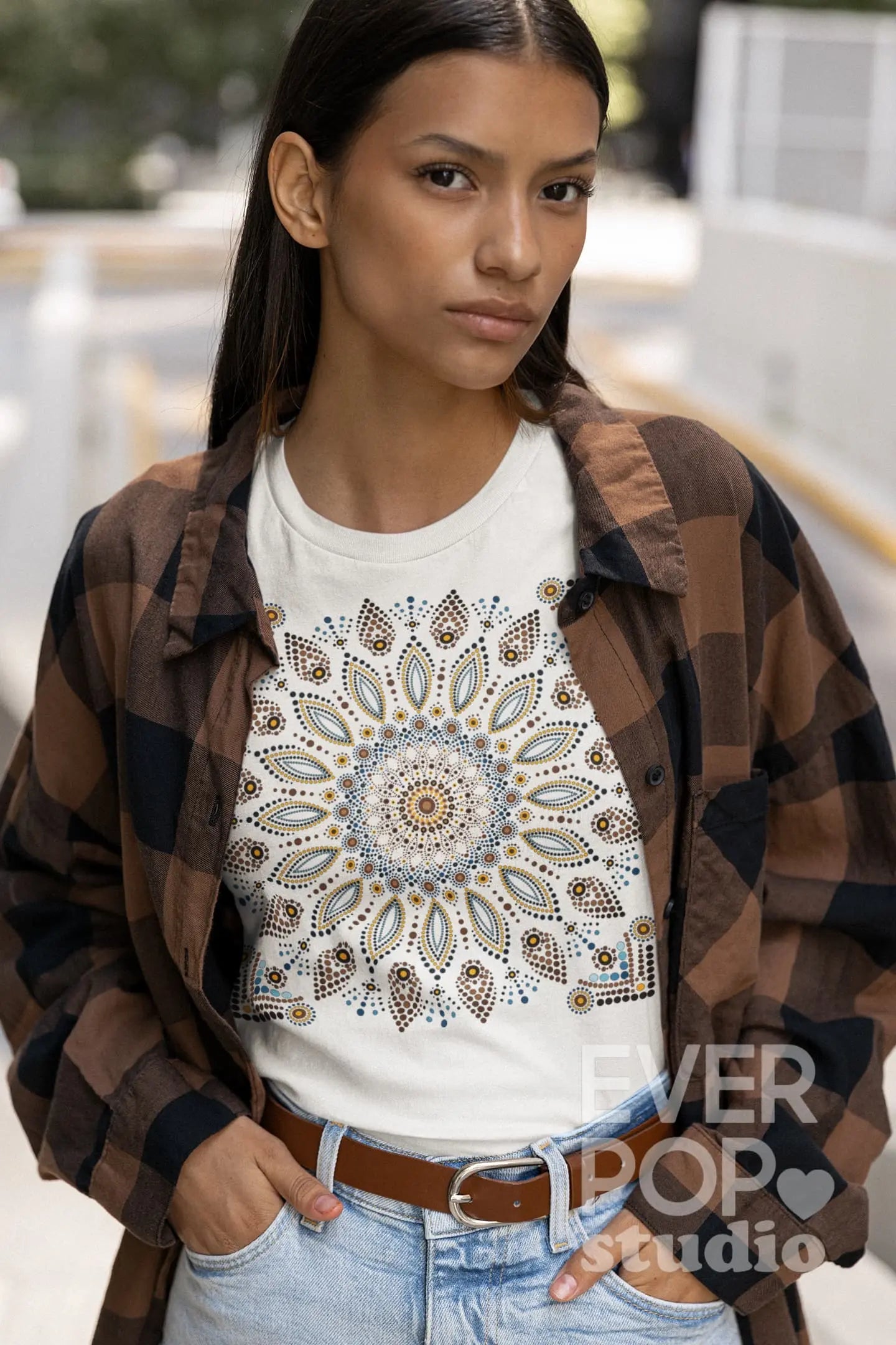 Aztec Mandala Graphic Tee Shirt, Hoodie Sweatshirt