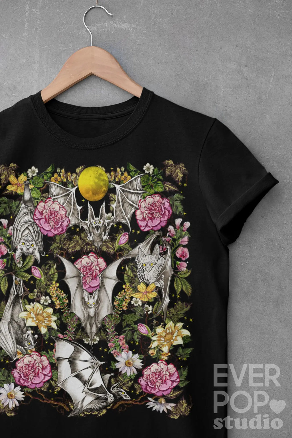 Witch Bat Forest  Graphic Tee Shirt, Hoodie Sweatshirt