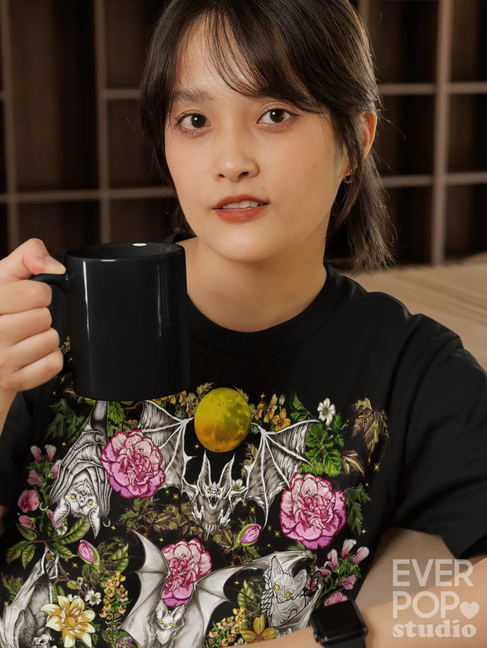 Witch Bat Forest  Graphic Tee Shirt, Hoodie Sweatshirt