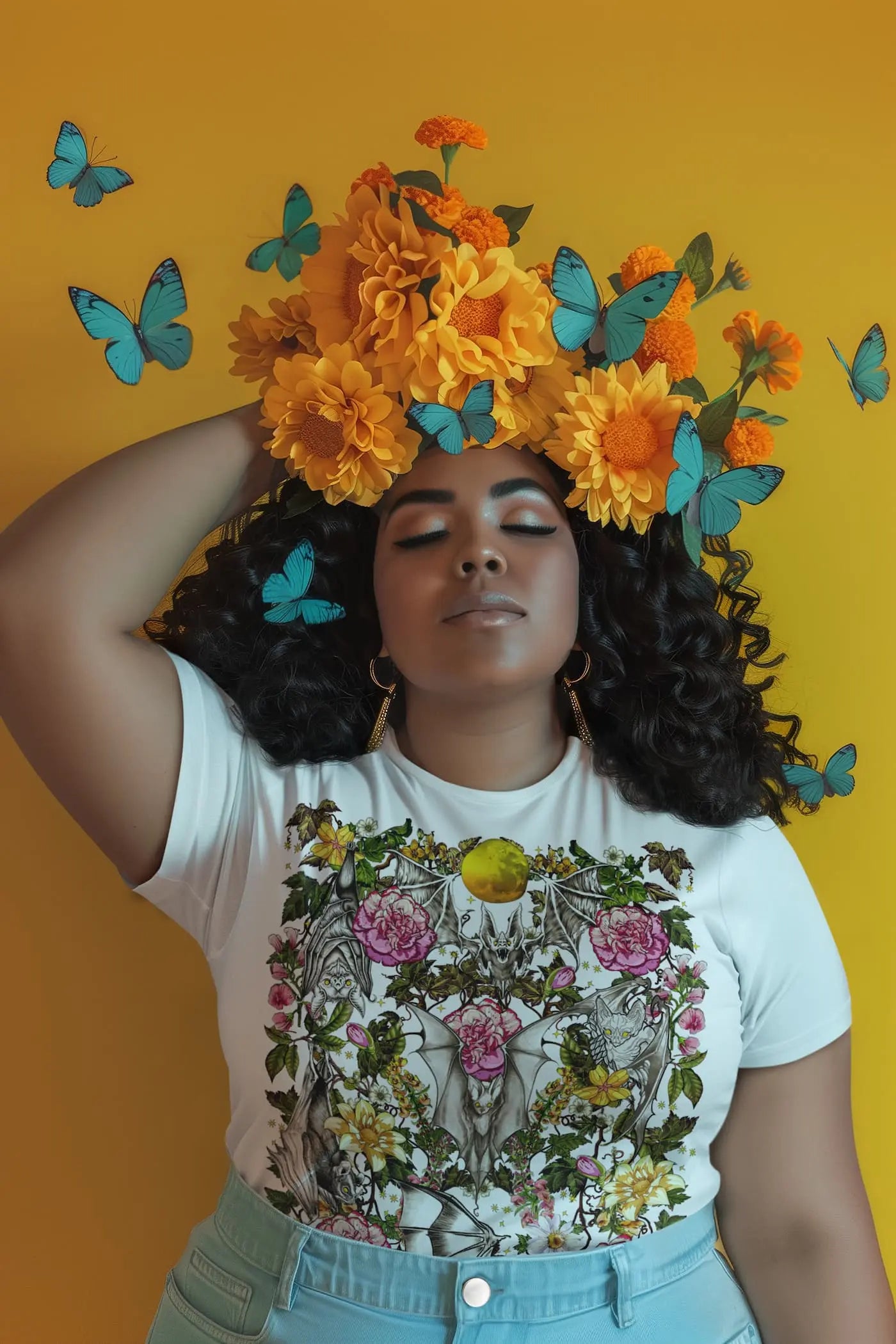 Witch Bat Forest  Graphic Tee Shirt, Hoodie Sweatshirt