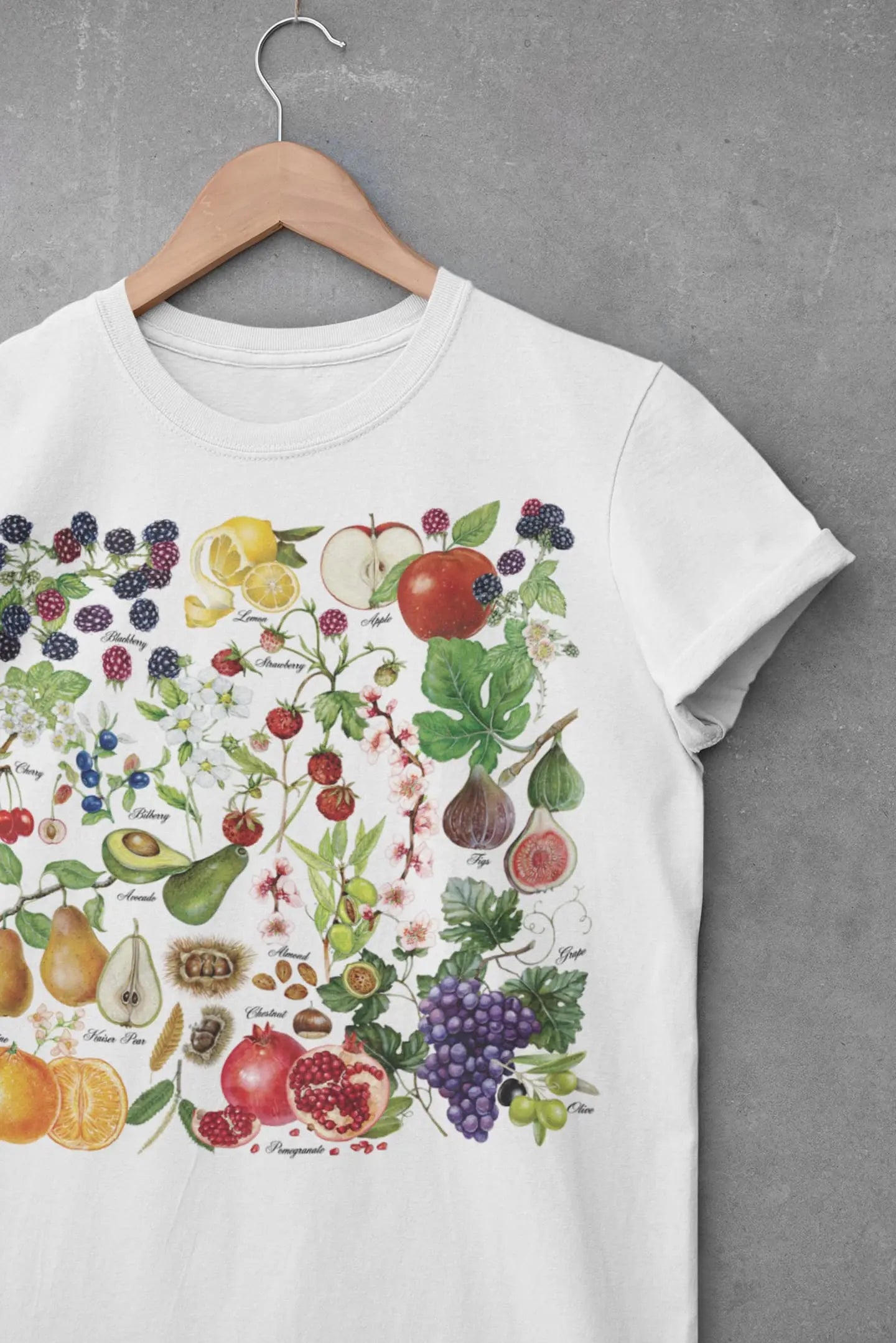 Botanical Fruit Graphic Tee Shirt, Hoodie Sweatshirt
