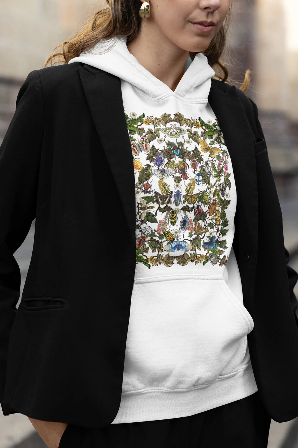 Bug Butterfly Tree Graphic Tee Shirt, Hoodie Sweatshirt