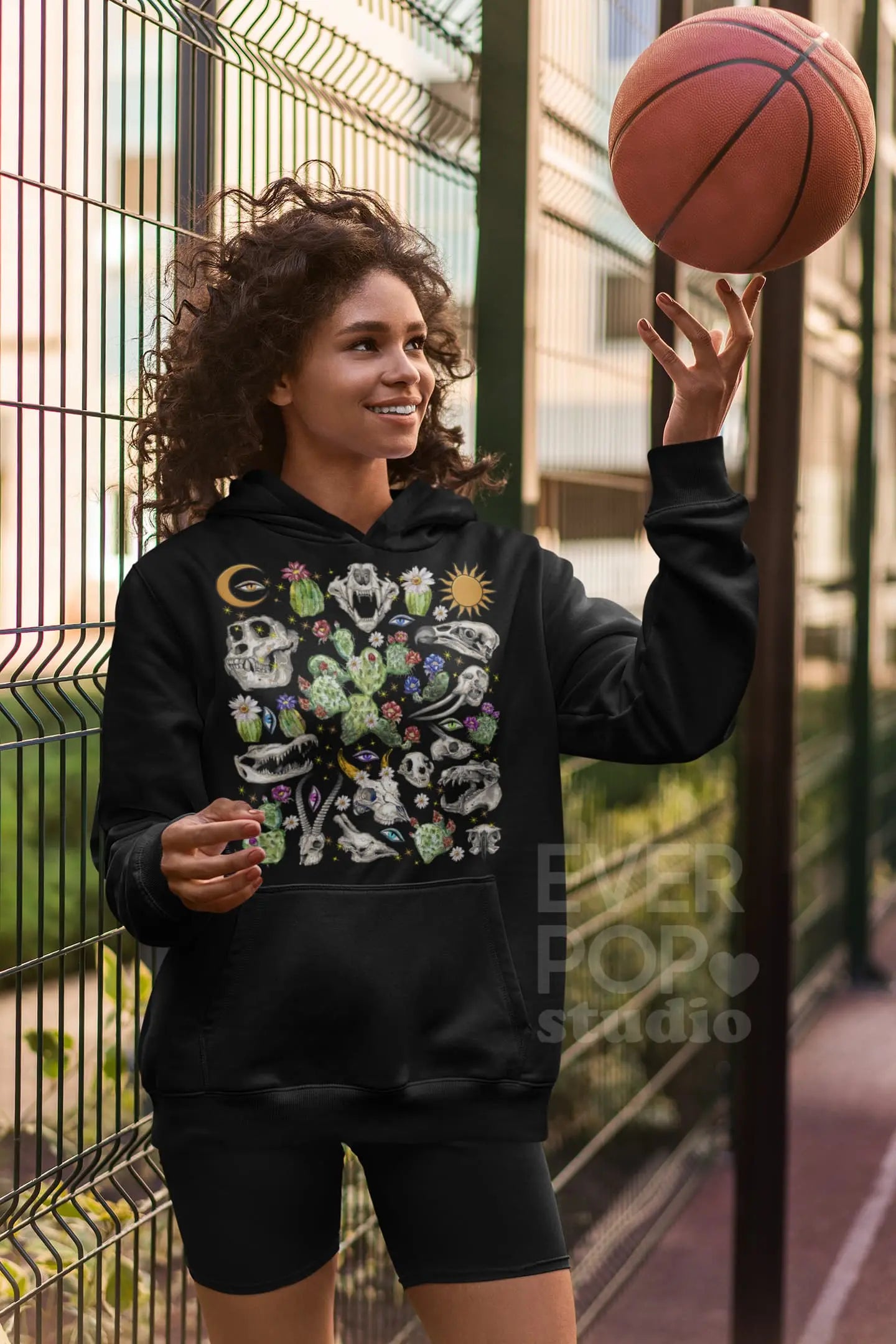 Skull Cactus Desert Graphic Tee Shirt, Hoodie Sweatshirt