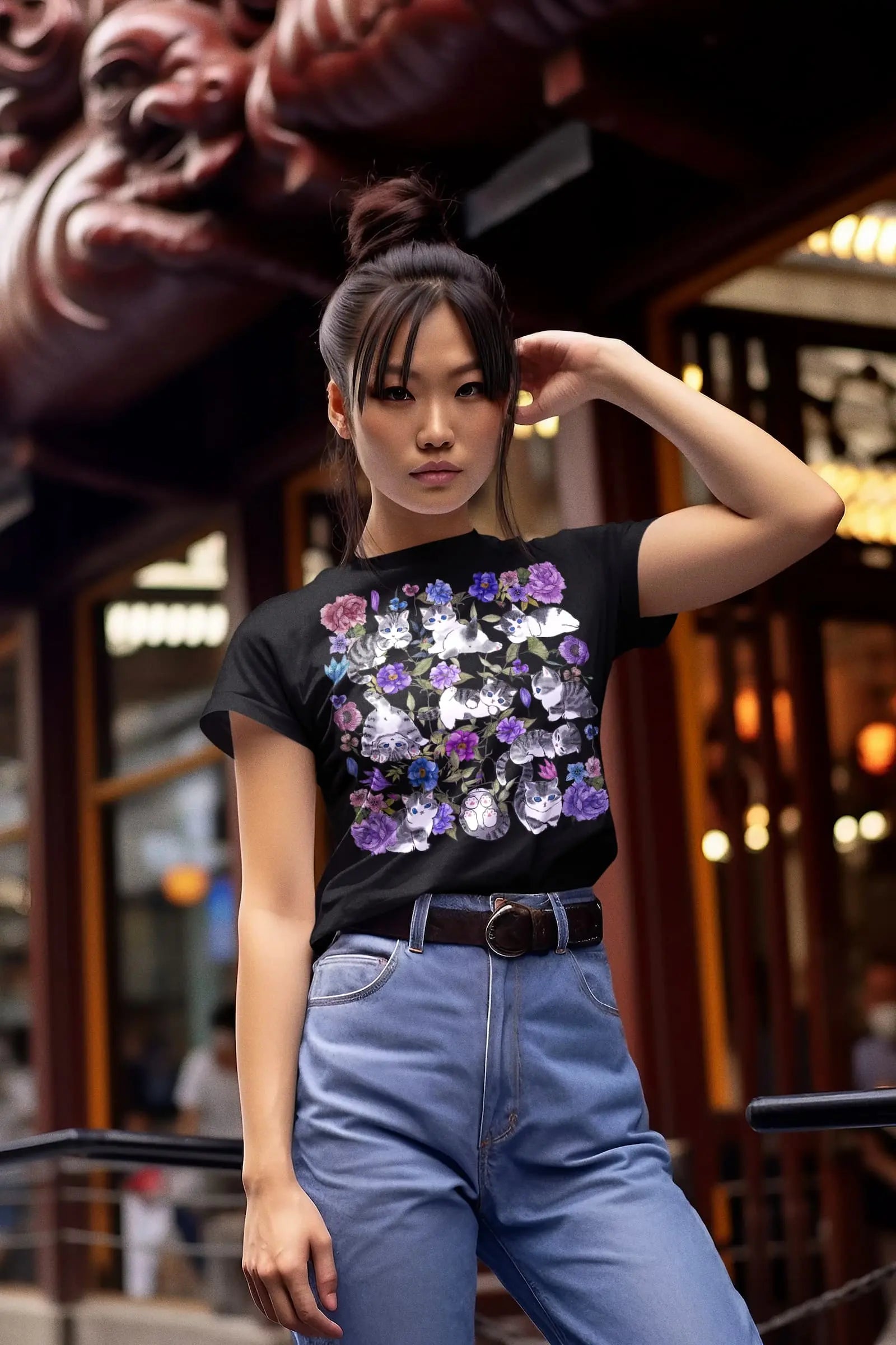 Kawaii Kitten Cat Graphic Tee Shirt, Hoodie Sweatshirt