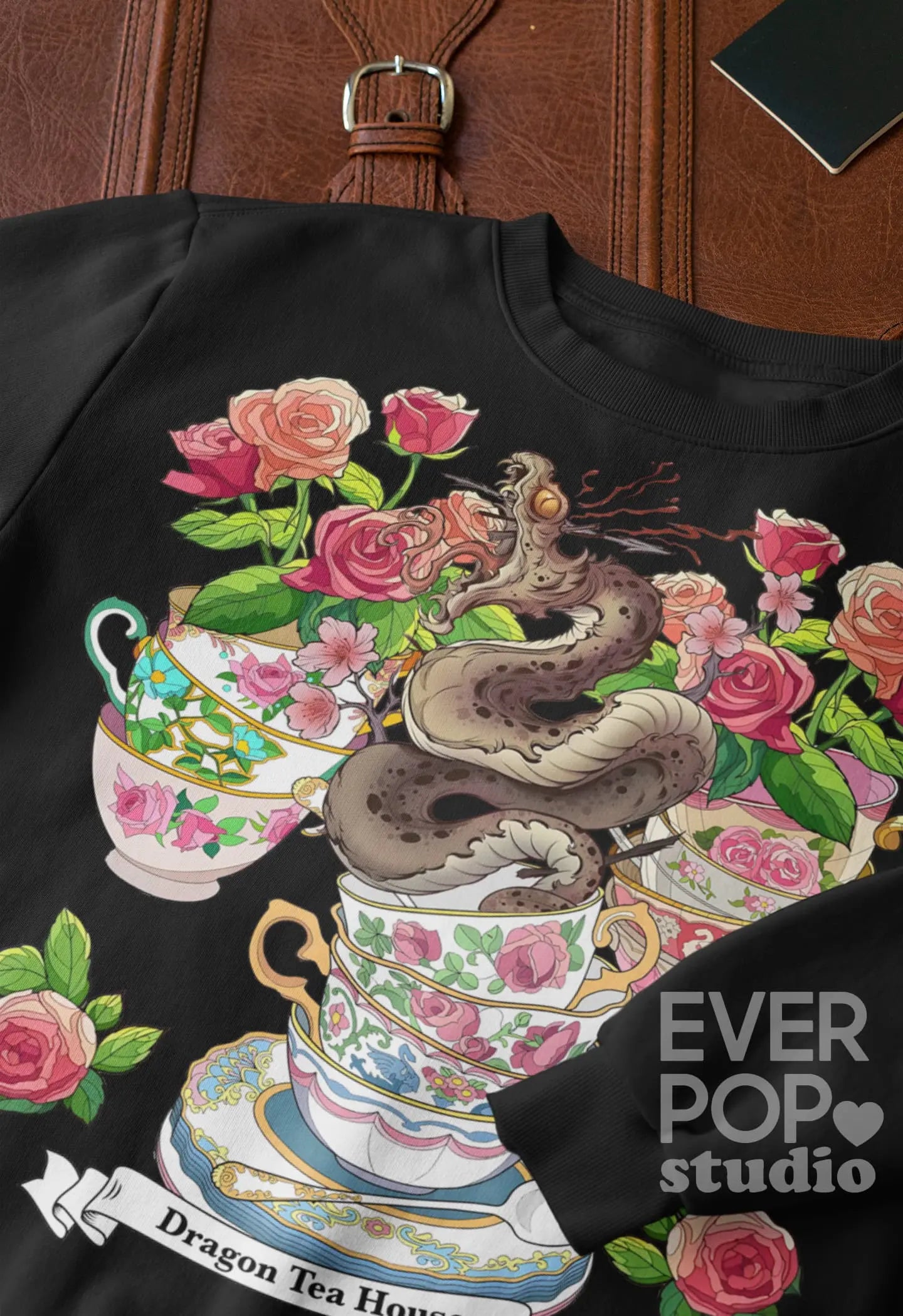 Dragon Cup Graphic Tee Shirt, Hoodie Sweatshirt