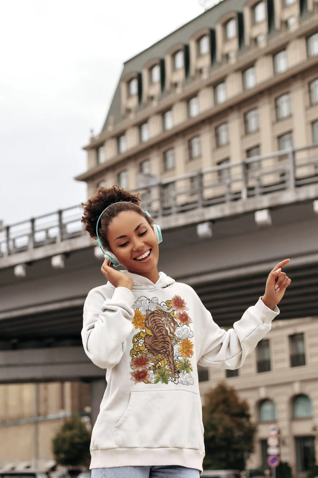 Devil Tiger Graphic Tee Shirt, Hoodie Sweatshirt