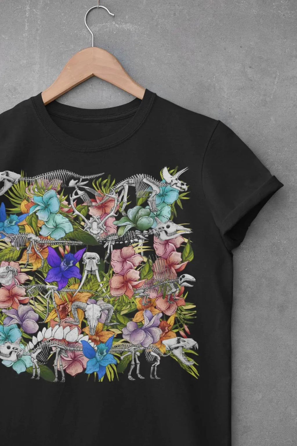 Dinosaur Skeleton Graphic Tee Shirt, Hoodie Sweatshirt