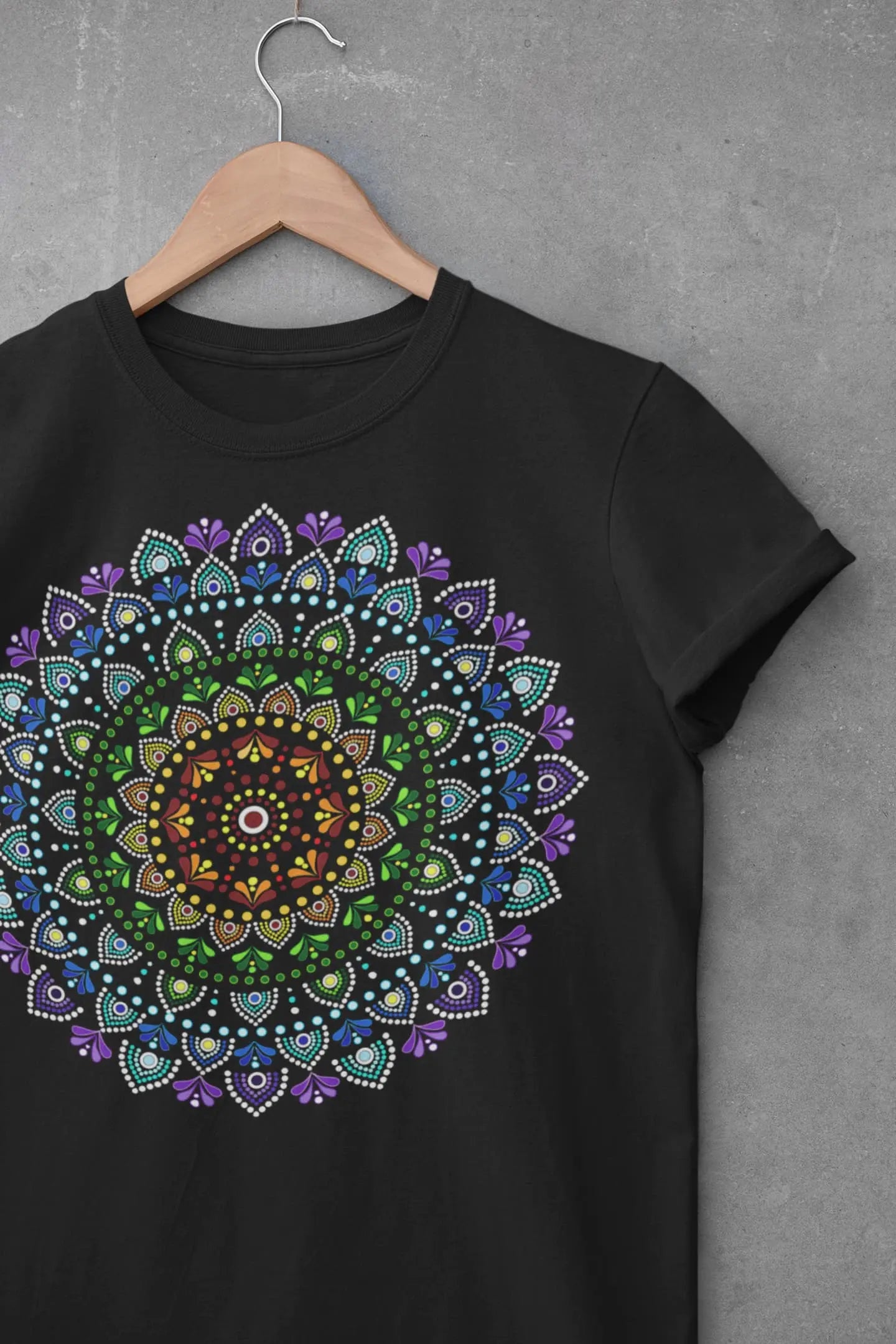 Dot Mandala Graphic Tee Shirt, Hoodie Sweatshirt
