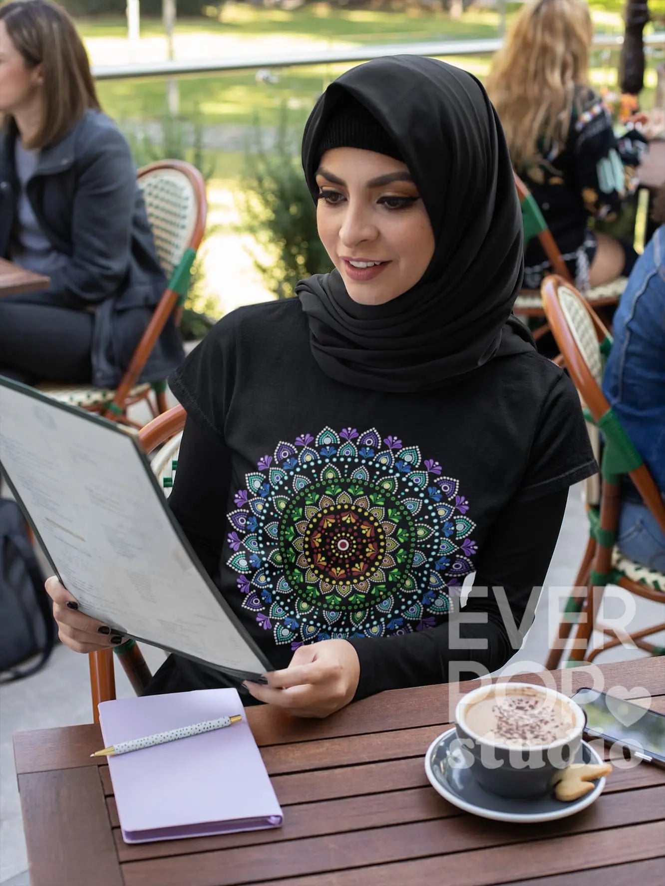 Dot Mandala Graphic Tee Shirt, Hoodie Sweatshirt