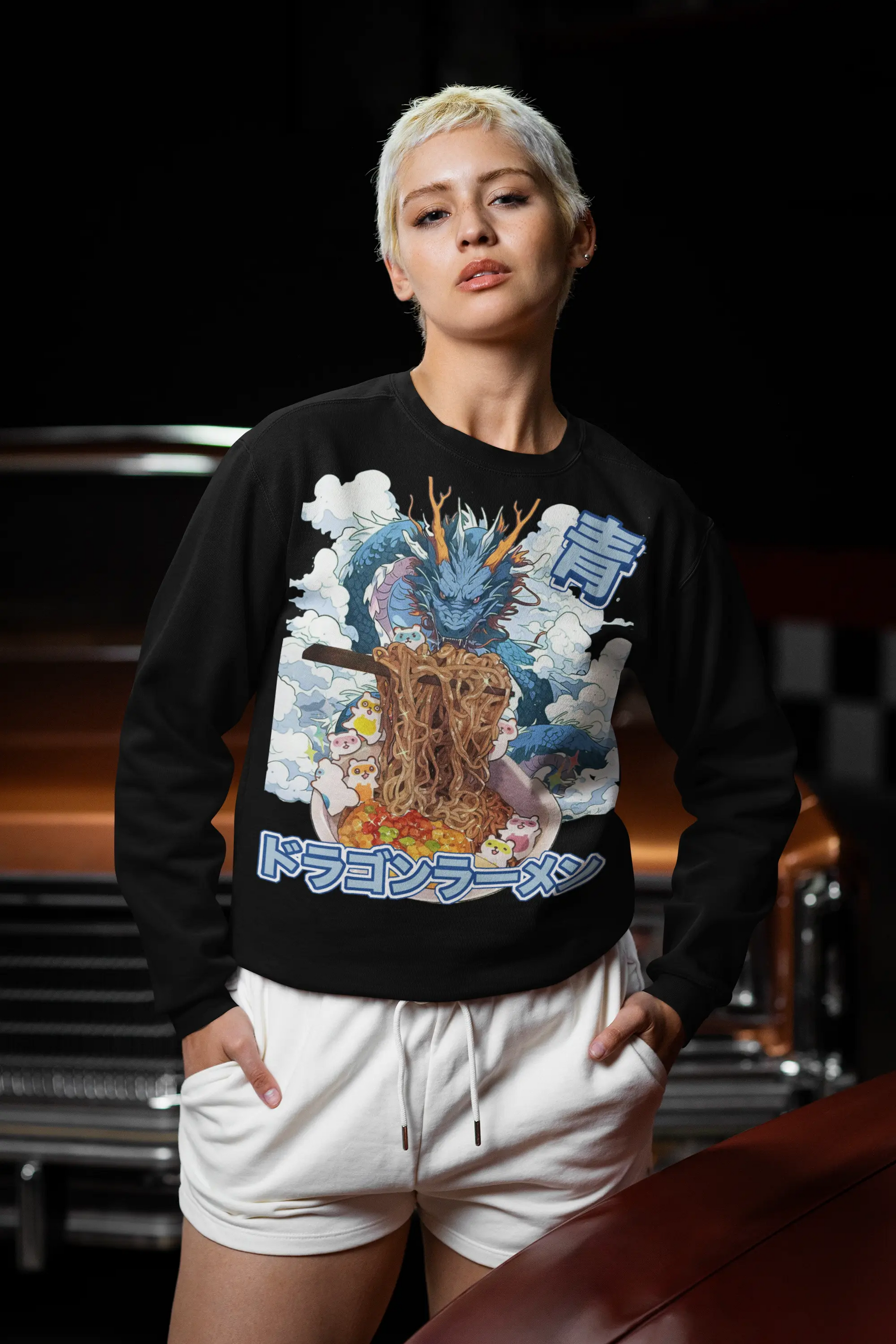 Blue Dragon Ramen – Japanese Anime Graphic Tee Shirt, Hoodie Sweatshirt