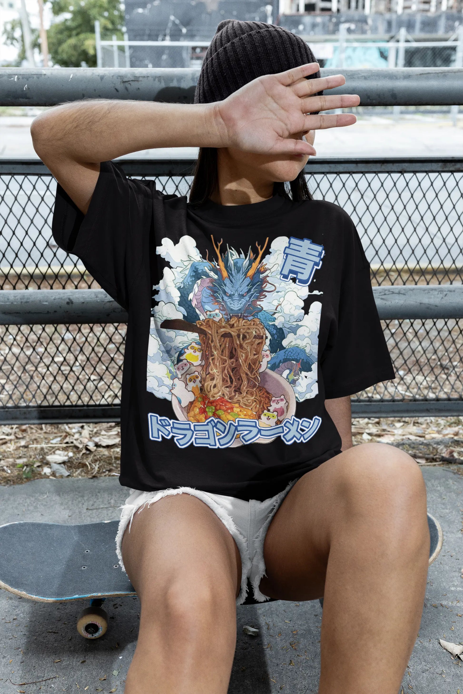 Blue Dragon Ramen – Japanese Anime Graphic Tee Shirt, Hoodie Sweatshirt