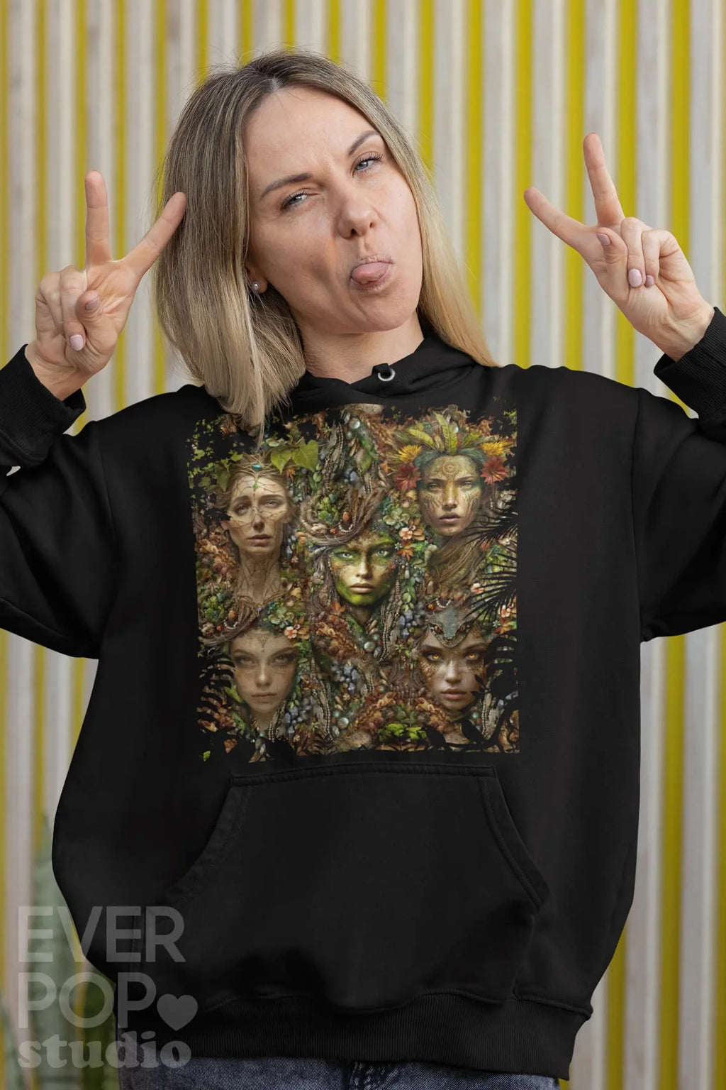 Earth Goddess Graphic Tee Shirt, Hoodie Sweatshirt