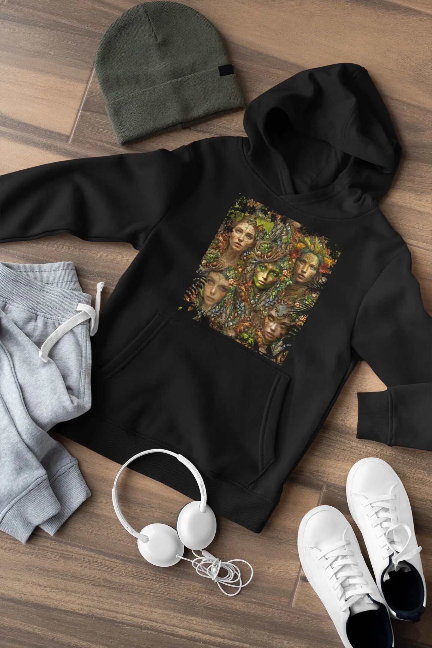 Earth Goddess Graphic Tee Shirt, Hoodie Sweatshirt