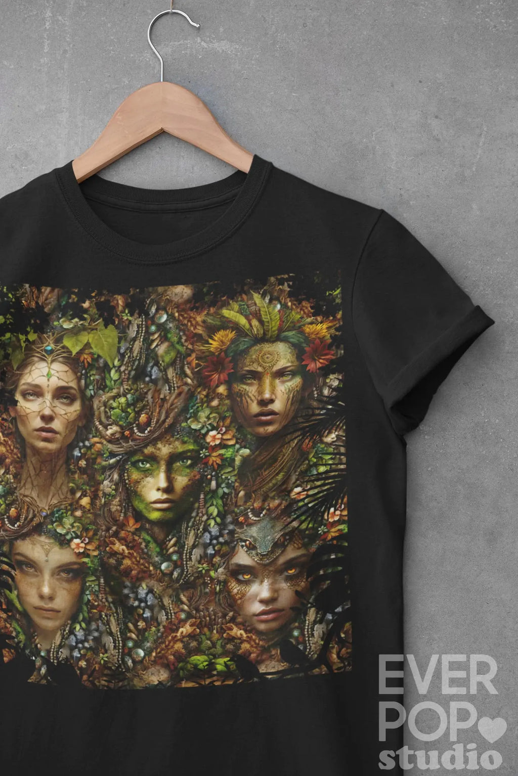 Earth Goddess Graphic Tee Shirt, Hoodie Sweatshirt