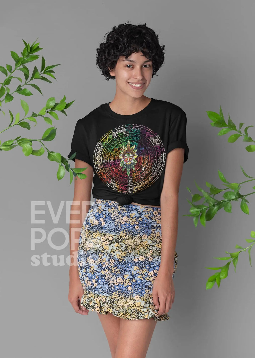 Eye Mandala Graphic Tee Shirt, Hoodie Sweatshirt