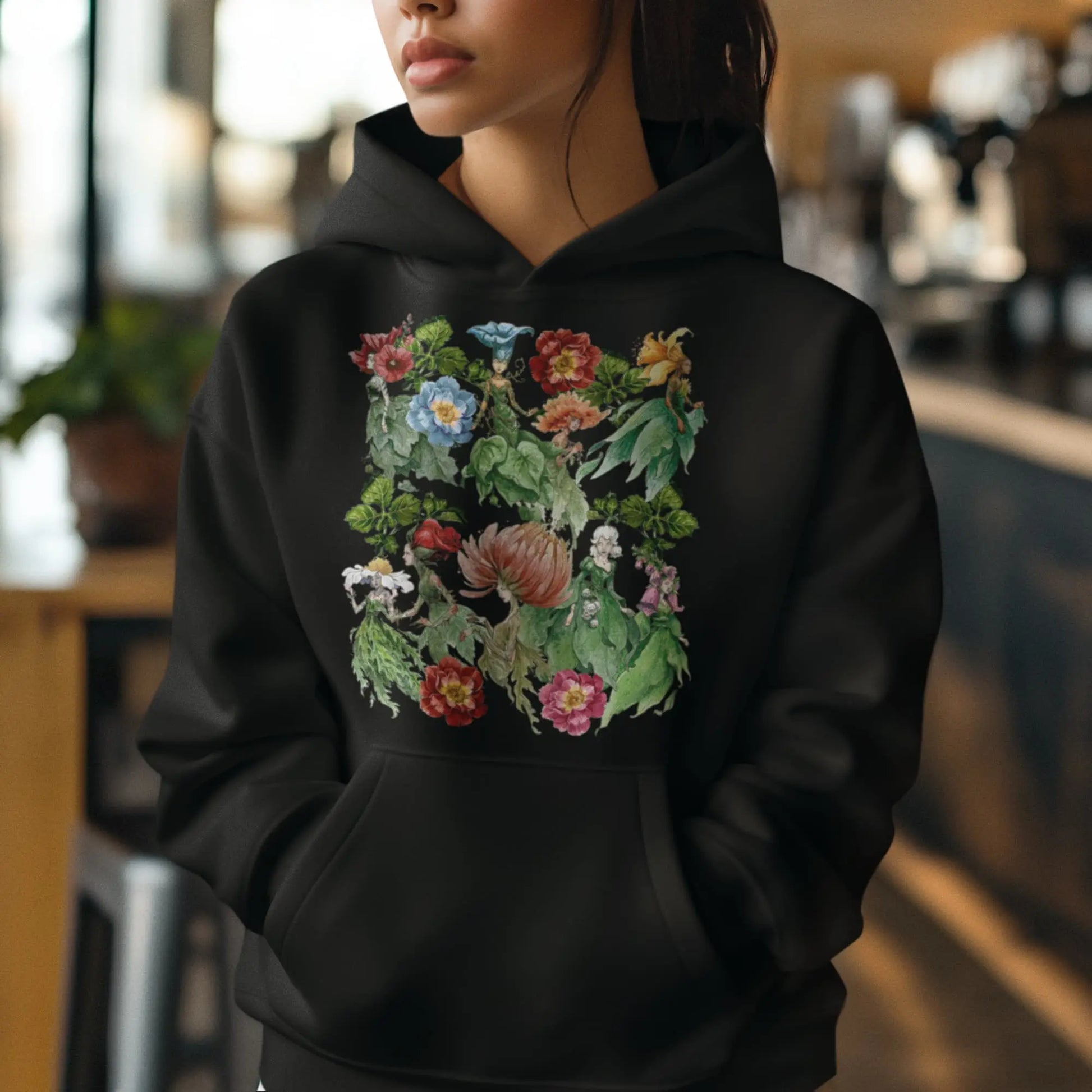 Fairy Garden Graphic Tee Shirt, Hoodie Sweatshirt