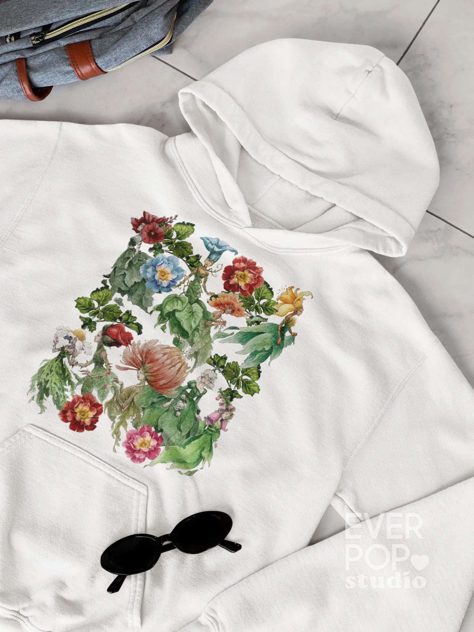 Fairy Garden Graphic Tee Shirt, Hoodie Sweatshirt