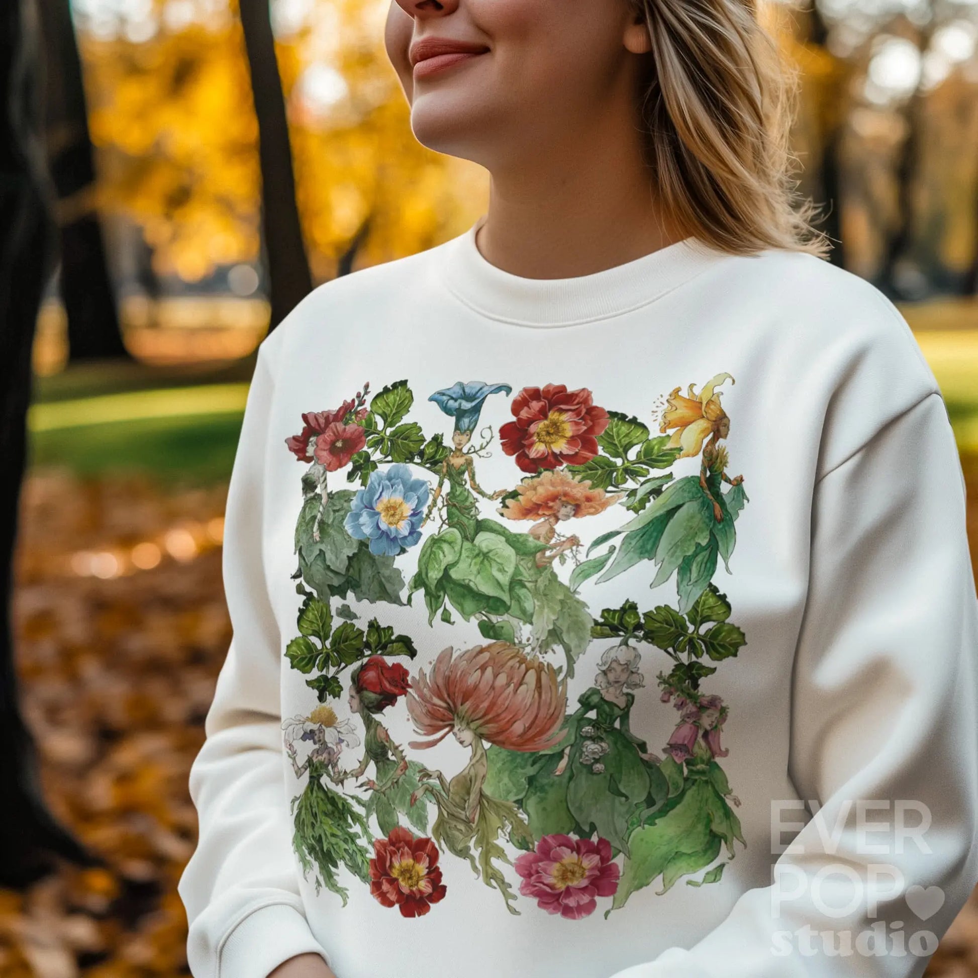 Fairy Garden Graphic Tee Shirt, Hoodie Sweatshirt