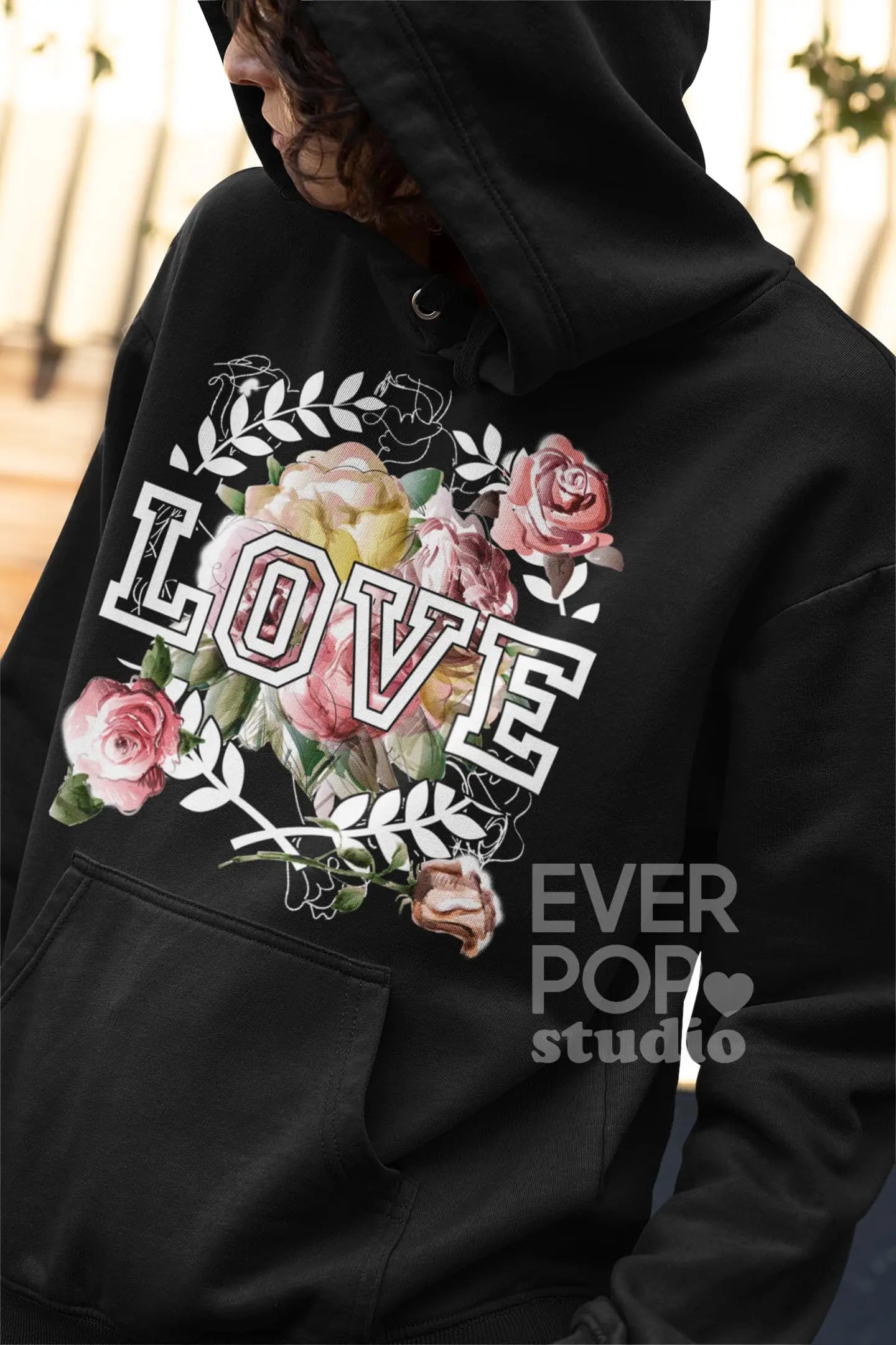 Fall Rose Love Graphic Tee Shirt, Hoodie sweatshirt