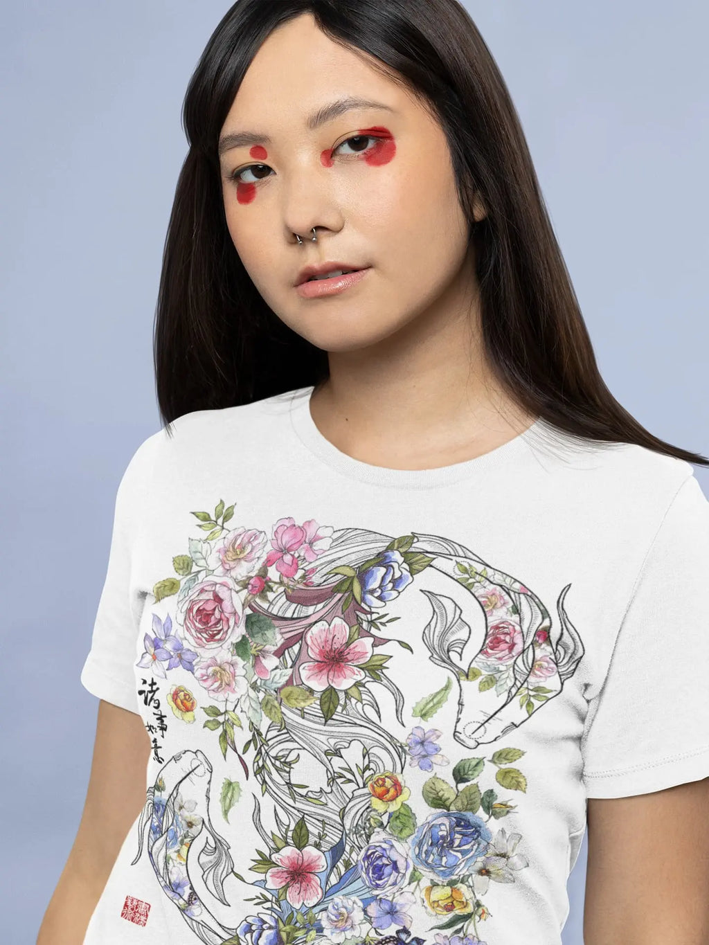 Koi Fish Yin Yang Graphic Tee Shirt, Hoodie Sweatshirt