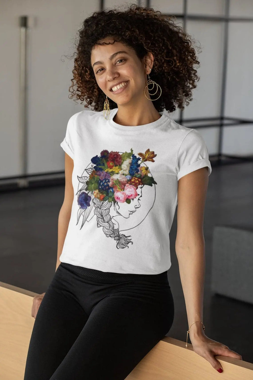 Flower Girl Graphic Tee Shirt, Hoodie Sweatshirt