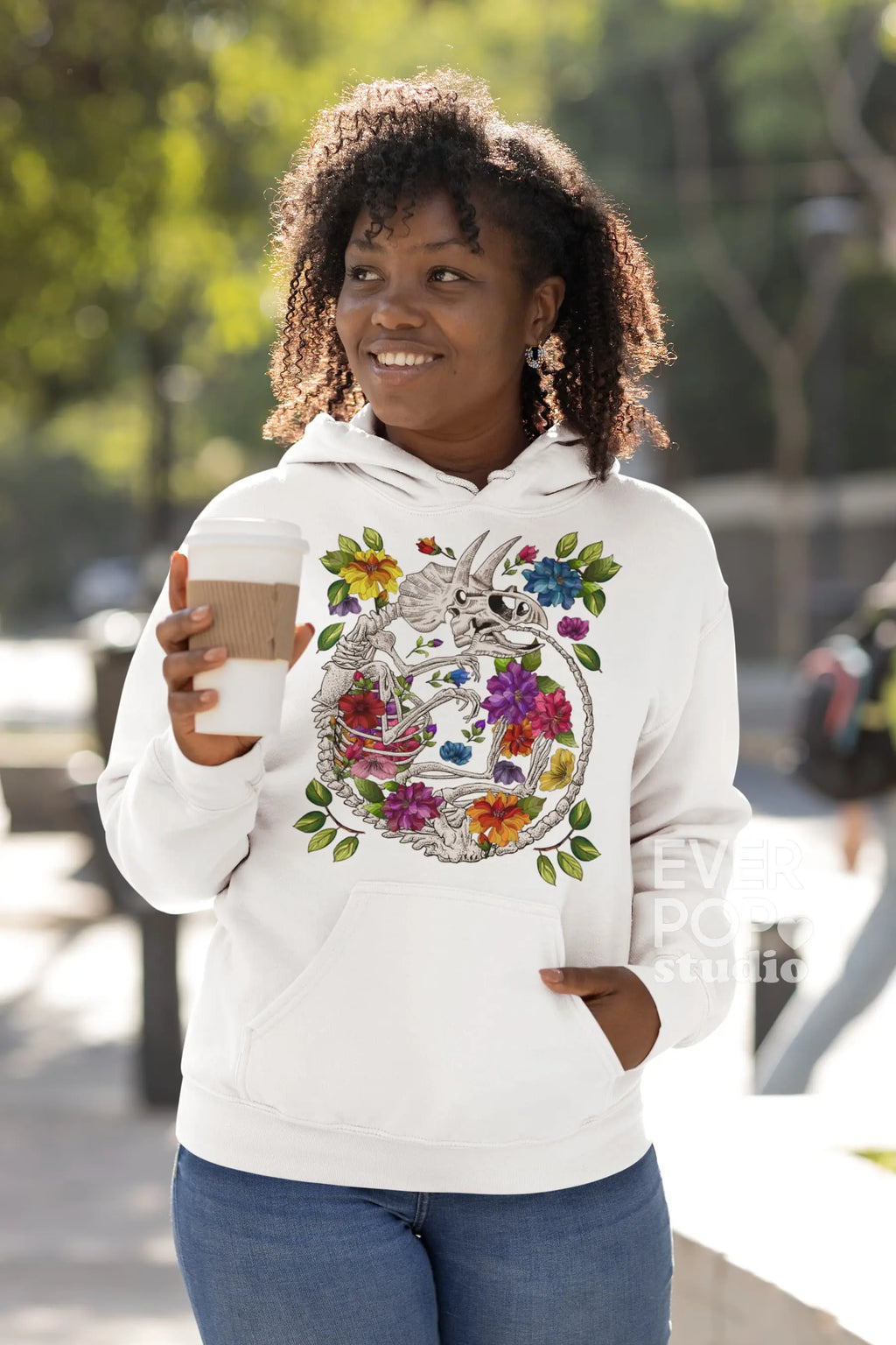 Dino Skeleton Graphic Tee Shirt, Hoodie Sweatshirt