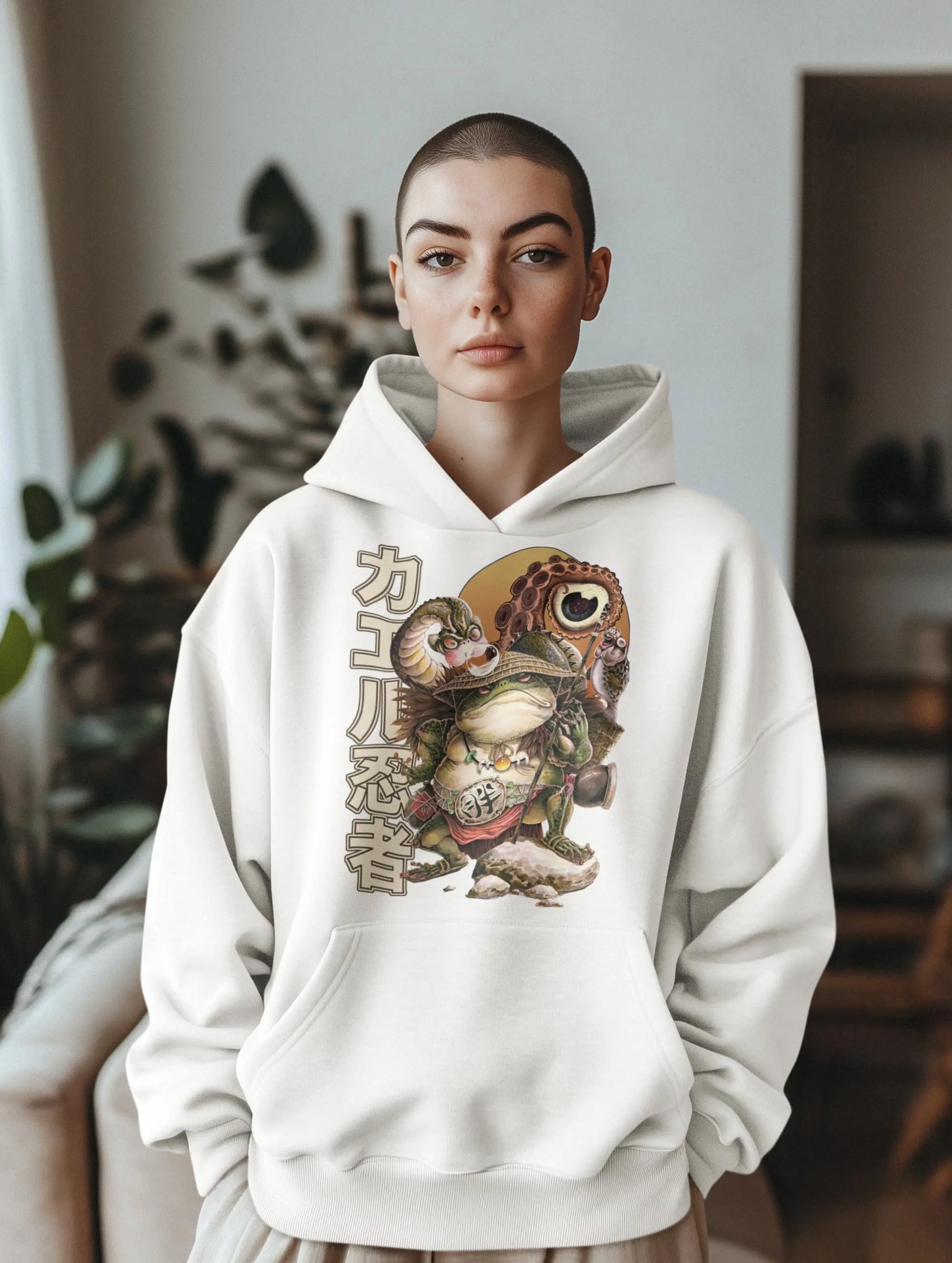 Frog Ninja Graphic Tee Shirt, Hoodie Sweatshirt