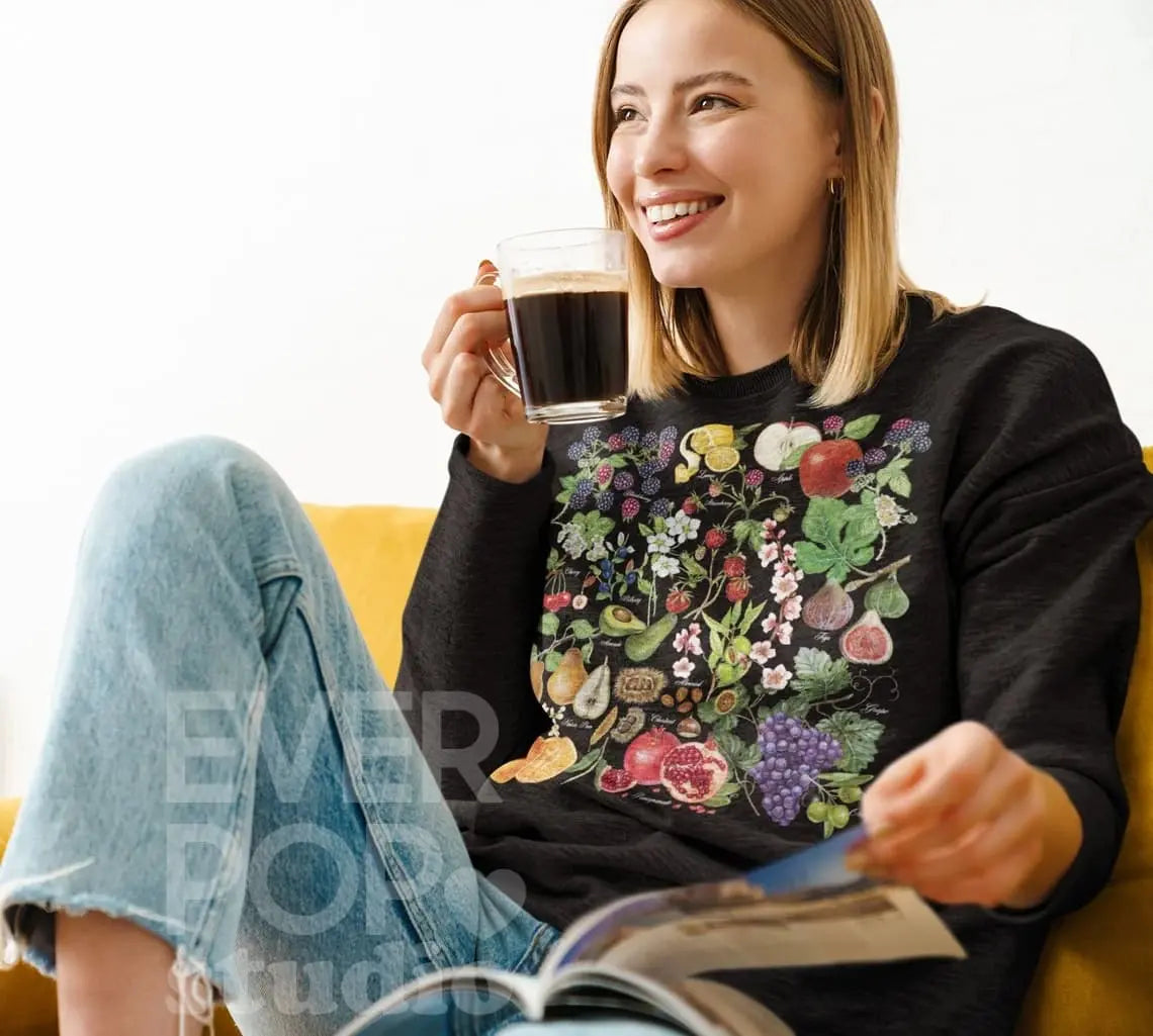 Botanical Fruit Graphic Tee Shirt, Hoodie Sweatshirt