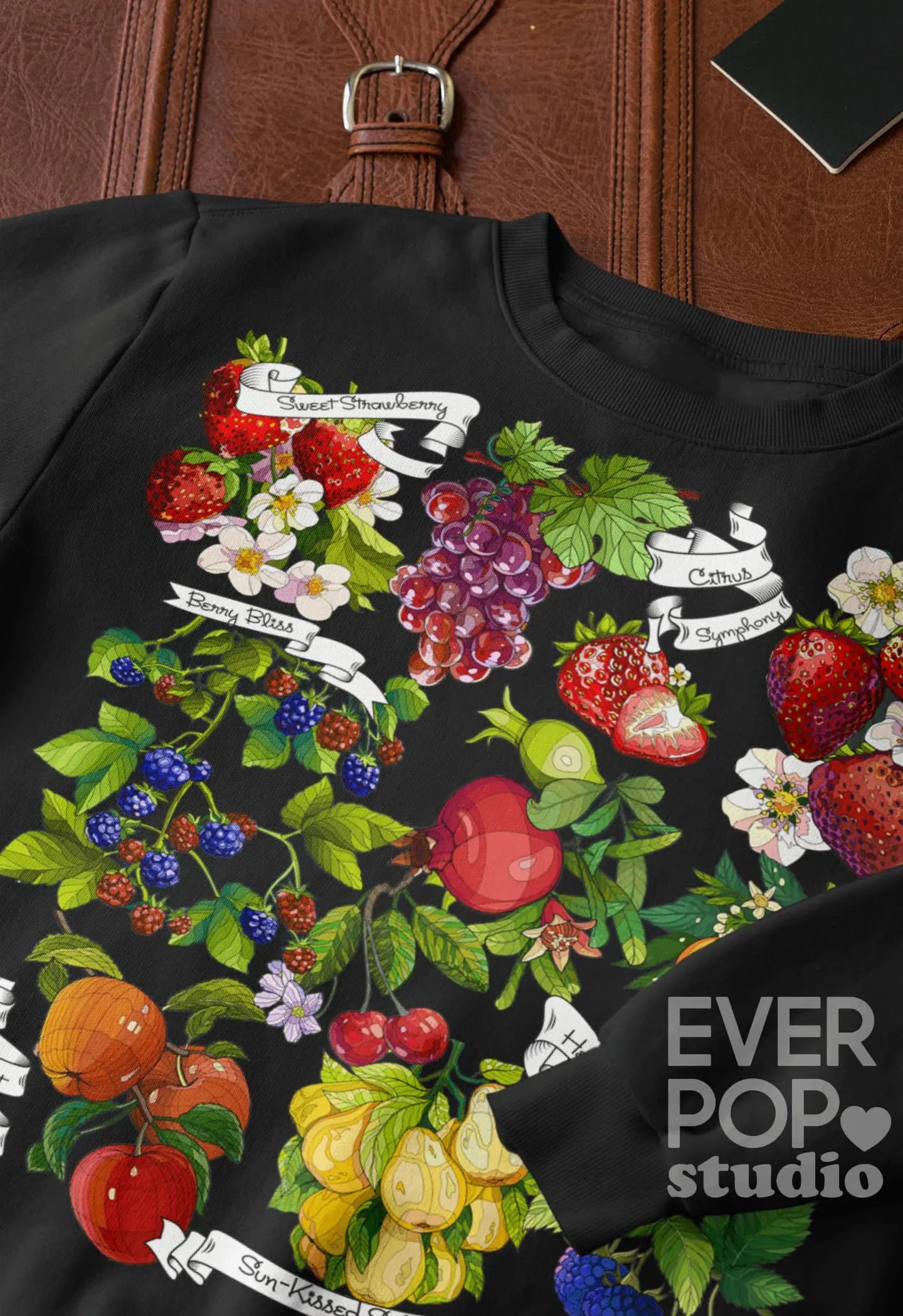 Fruit Floral Graphic Tee Shirt, Hoodie Sweatshirt