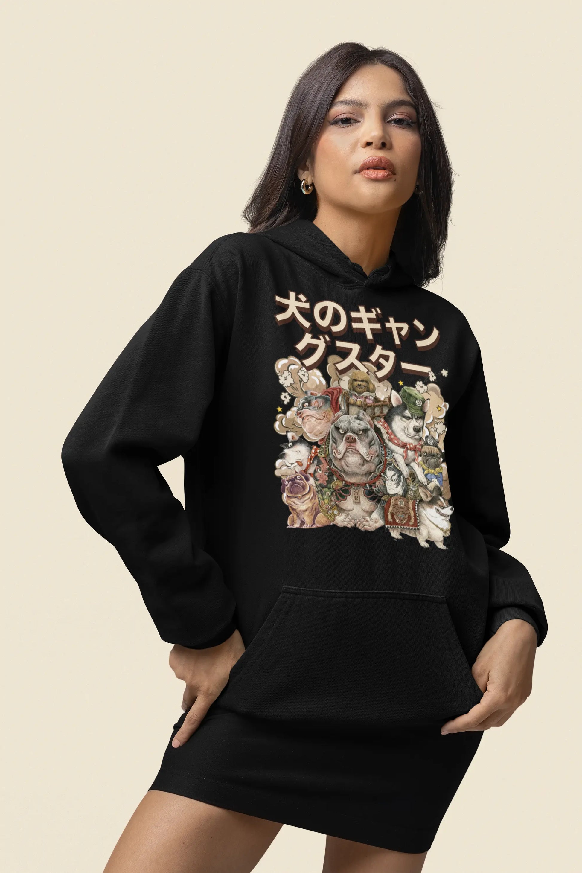 Dog Gangster Crew Graphic Tee Shirt, Hoodie Sweatshirt