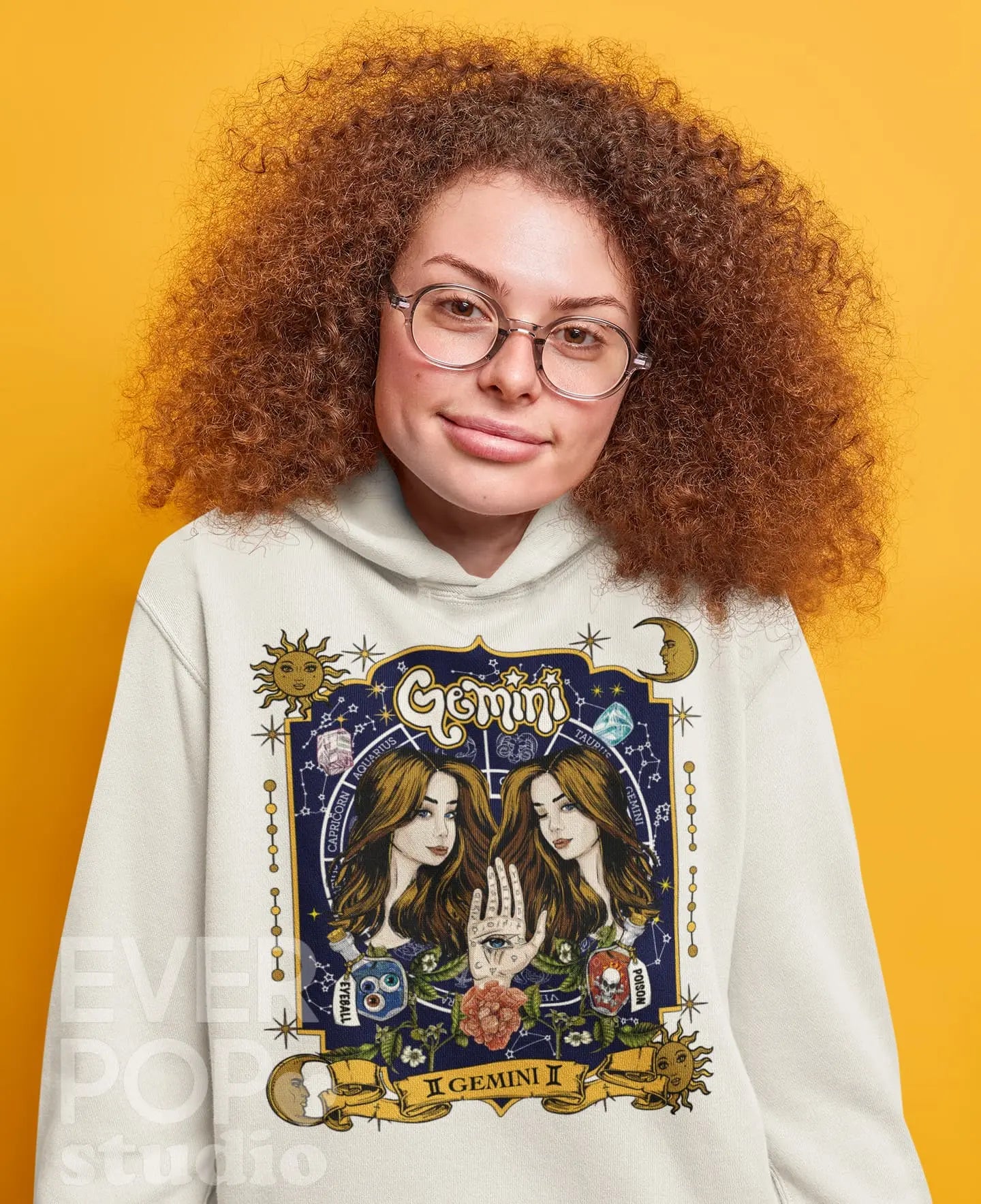 Gemini Zodiac Graphic Tee Shirt, Hoodie Sweatshirt