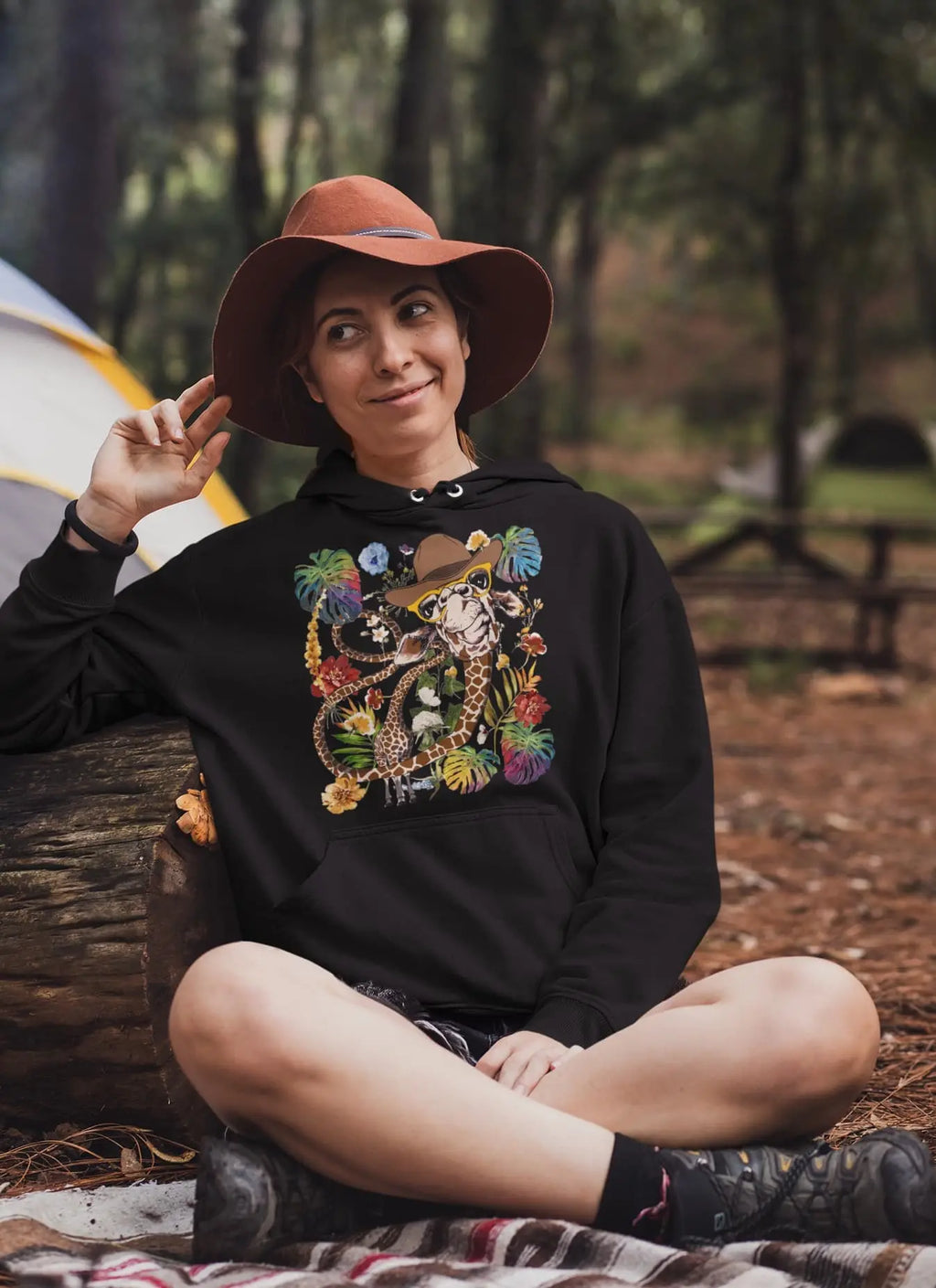 Giraffe Animal Graphic Tee Shirt, Hoodie Sweatshirt