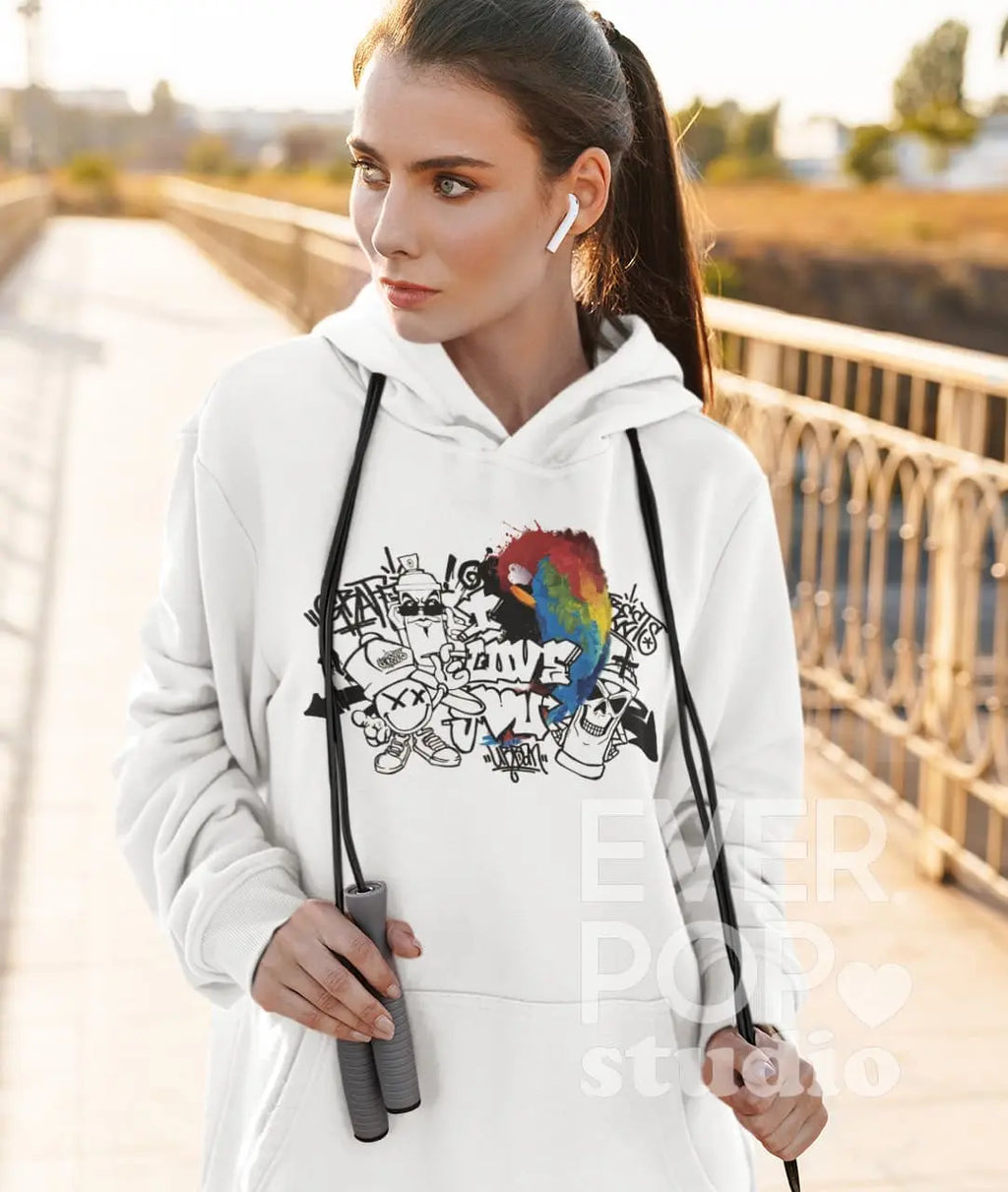 Graffiti Streetwear Graphic Tee Shirt, Hoodie Sweatshirt