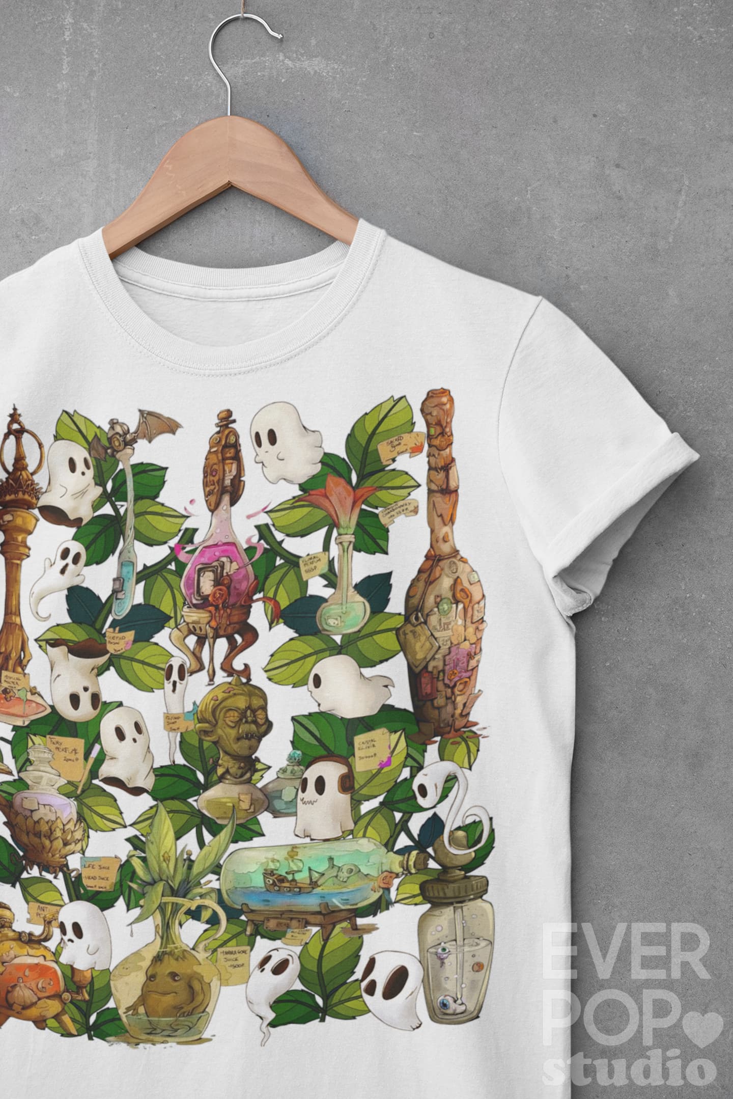 Witch Boo Ghost Graphic Tee Shirt, Hoodie Sweatshirt