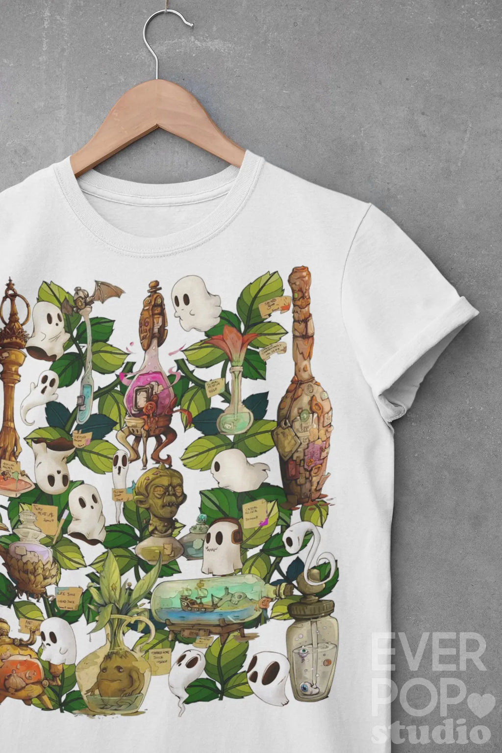 Witch Boo Ghost Graphic Tee Shirt, Hoodie Sweatshirt