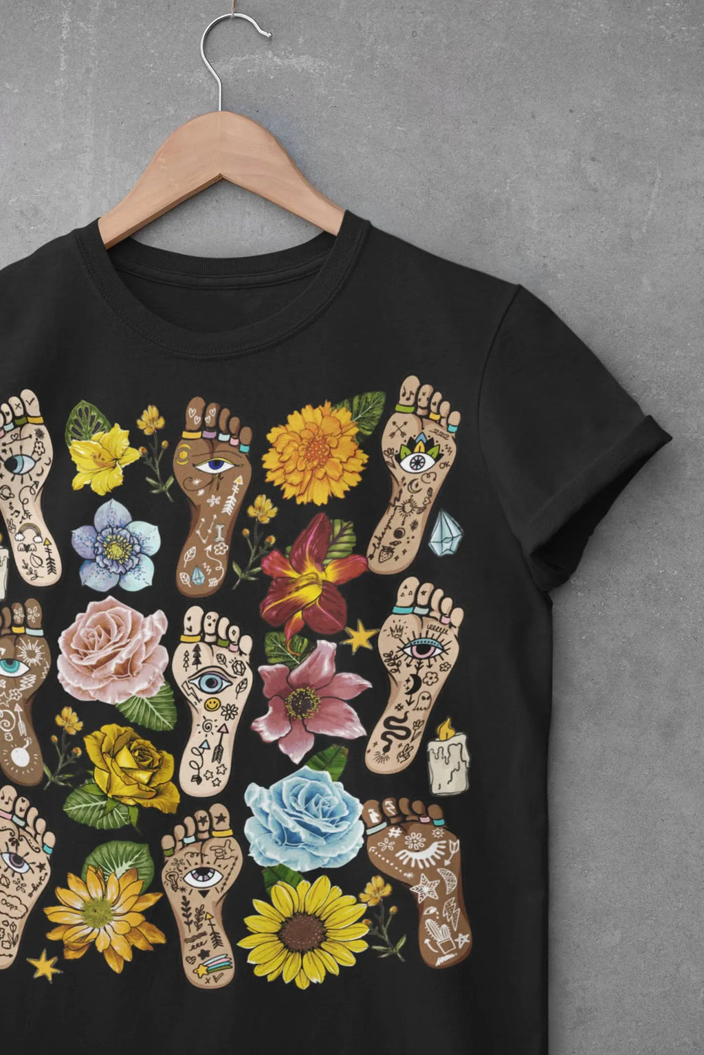 Hamsa Feet Graphic Tee Shirt, Hoodie sweatshirt