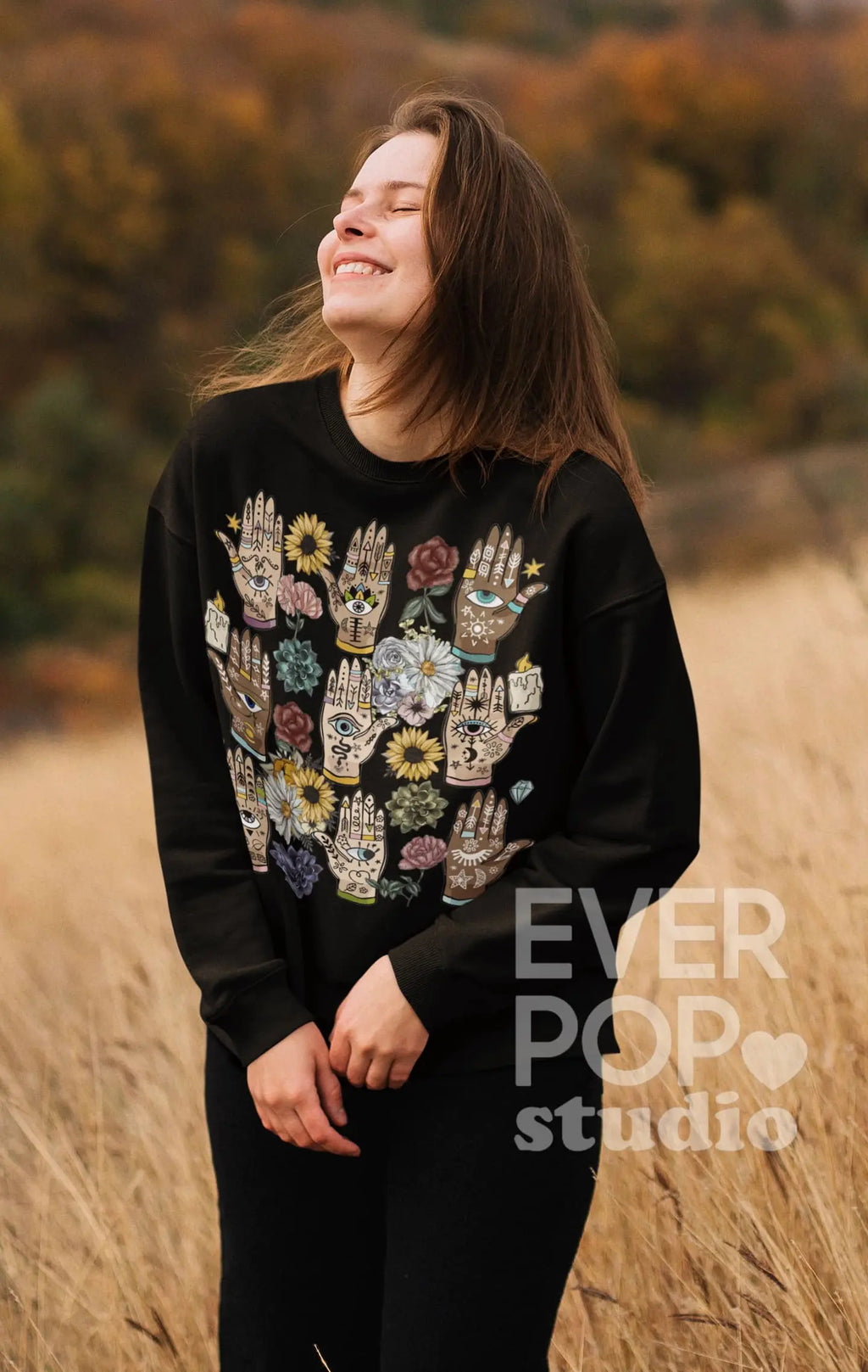 Hamsa Hand Graphic Tee Shirt, Hoodie Sweatshirt