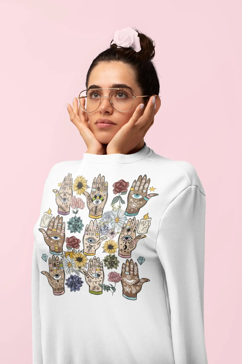 Hamsa Hand Graphic Tee Shirt, Hoodie Sweatshirt