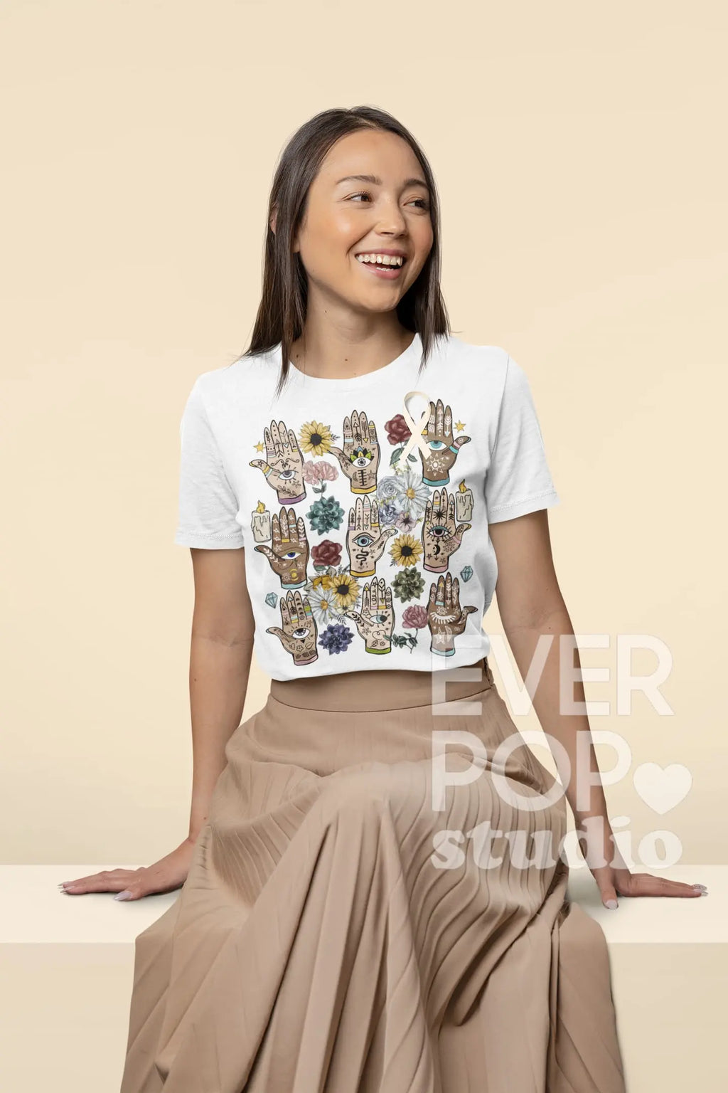 Hamsa Hand Graphic Tee Shirt, Hoodie Sweatshirt