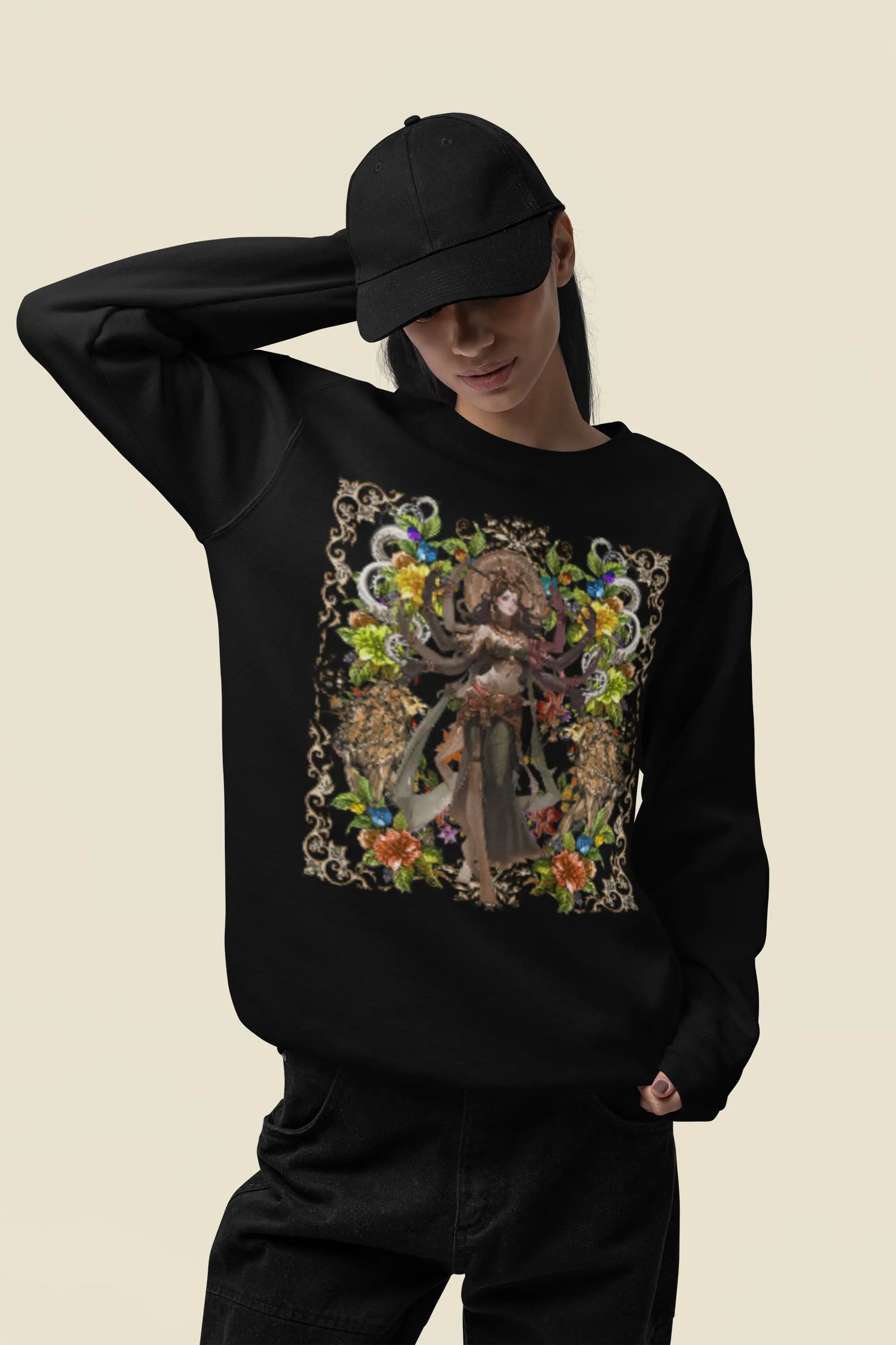 Warrior Goddess of The Wild Graphic Tee Shirt, Hoodie Sweatshirt