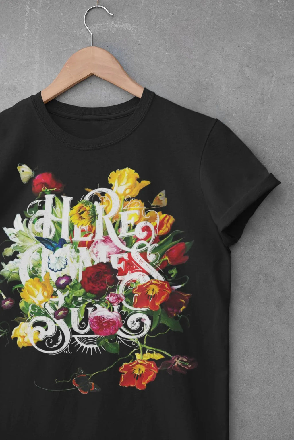 Here Comes The Sun Graphic Tee Shirt, Hoodie Sweatshirt